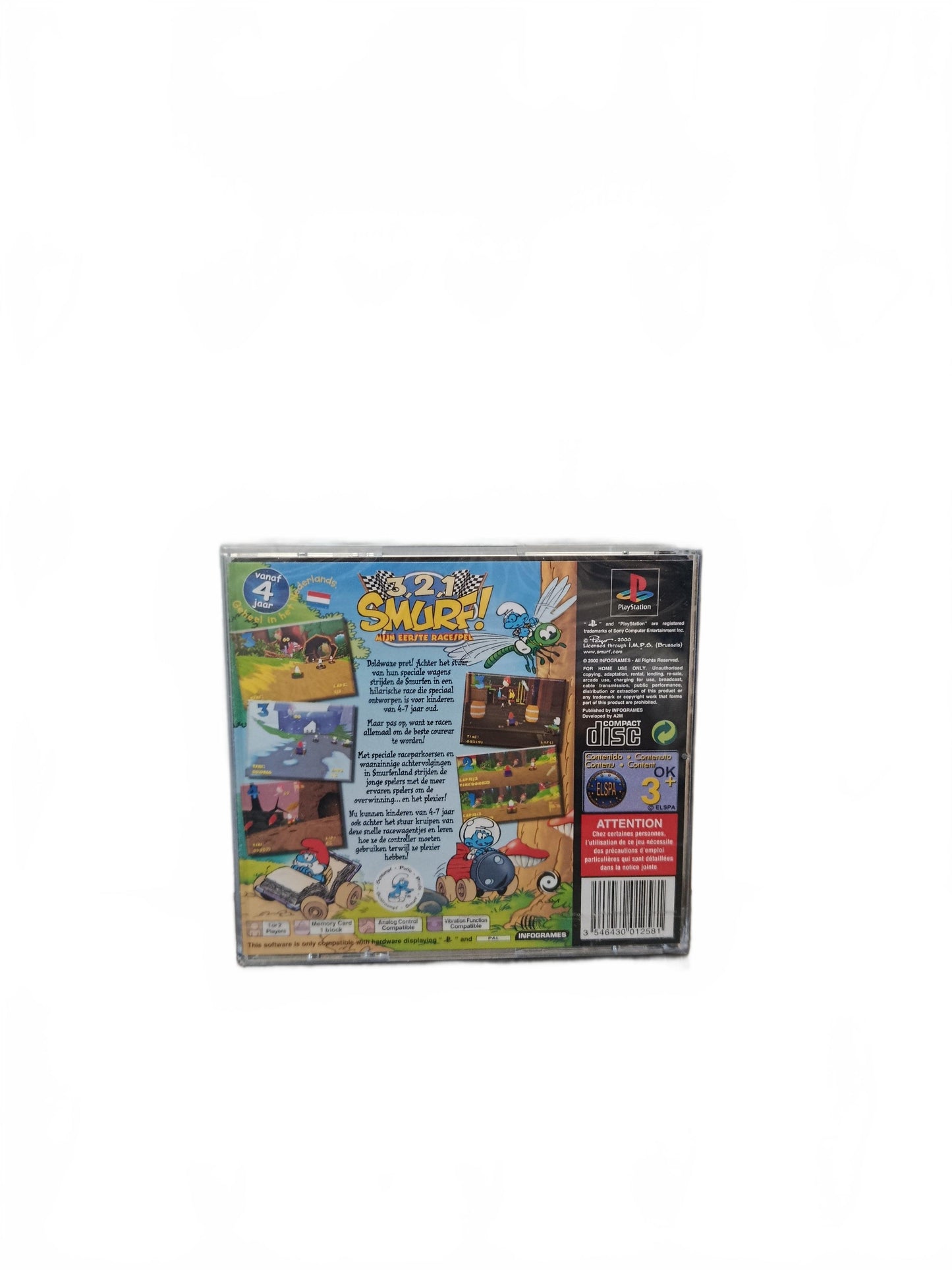 Les Schtroumpfs Playstation 1 (PS1) Version HOL