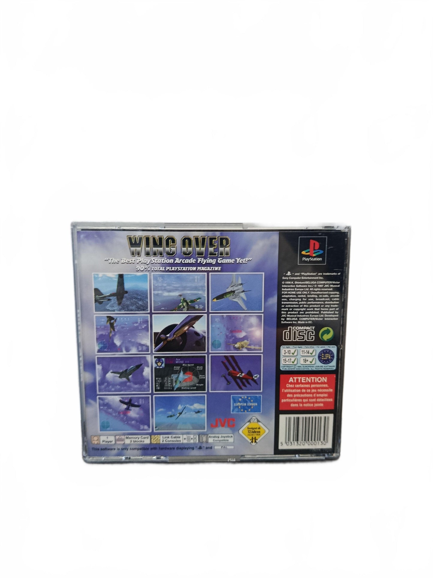 Wing Over Playstation 1 (PS1) Complet FRA