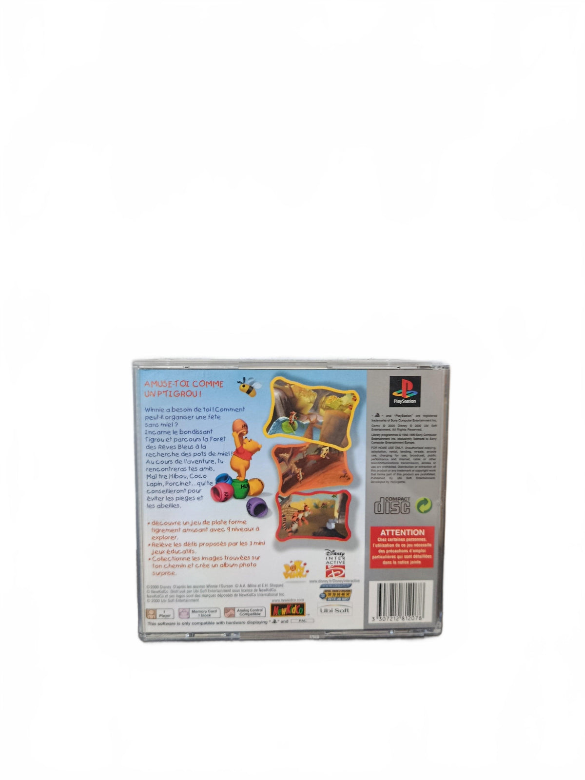 Winnie L'Ourson Playstation 1 (PS1) Version Platinum Seconde Vie