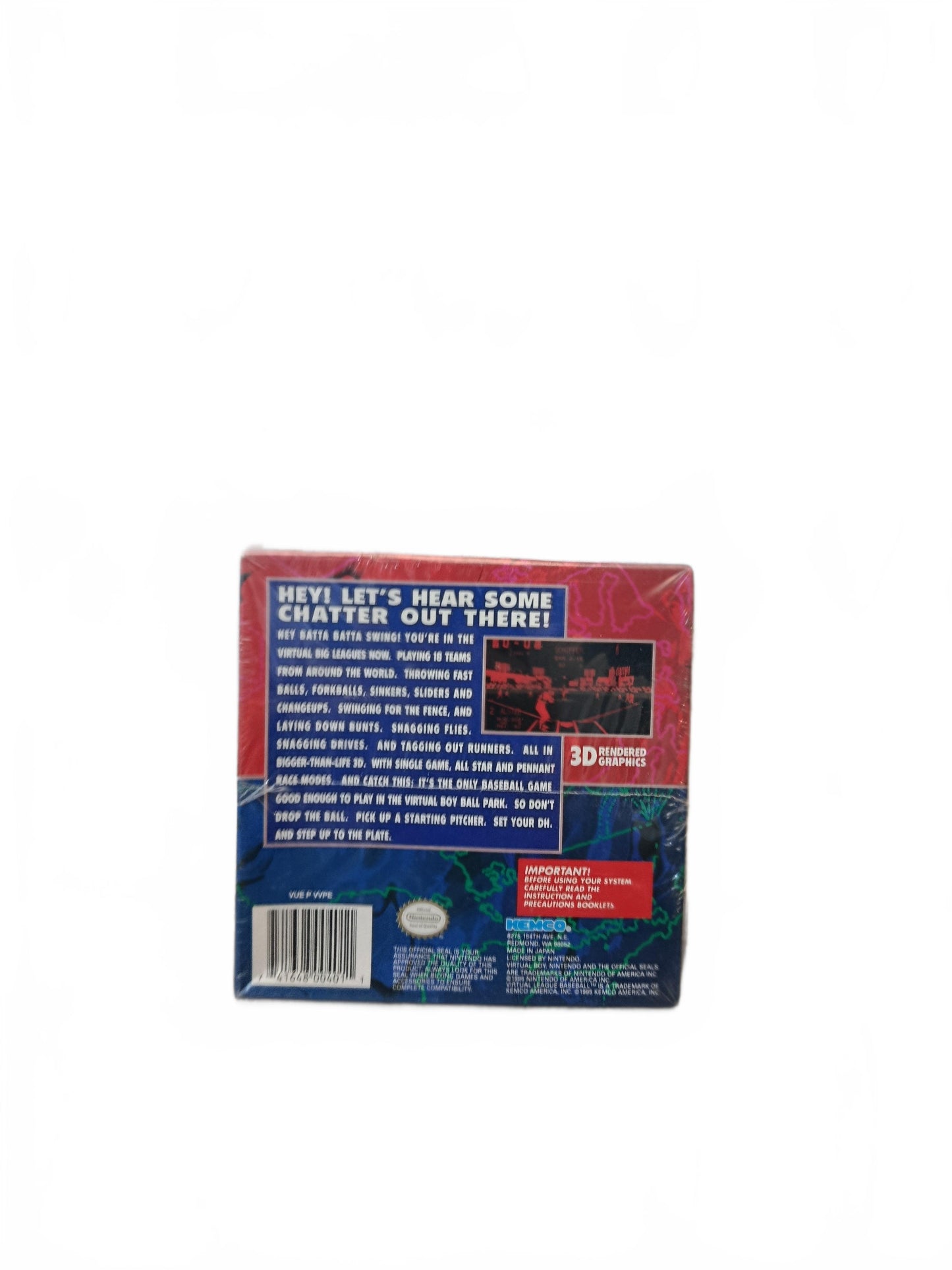 Virtual League Baseball Game Boy Advance Version USA reblister