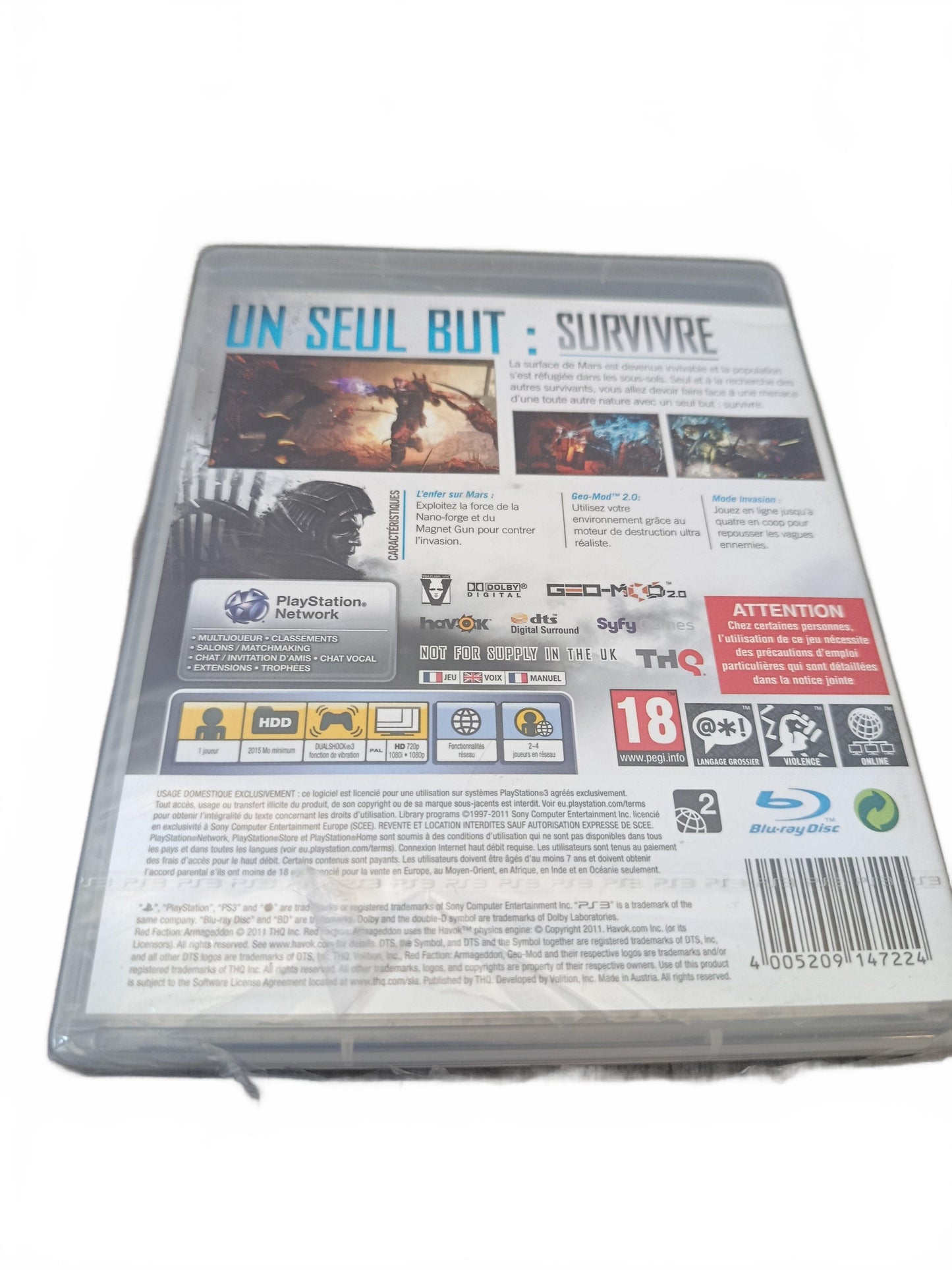 Red Fraction Armagedon Playstation 3 (PS3) Neuf sous blister