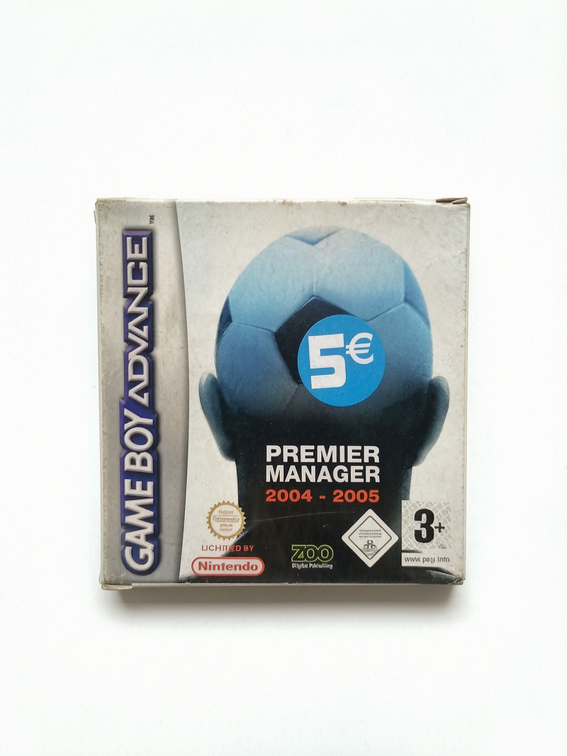 Premier manager 2004-2005 Game Boy Advance (GBA) complet