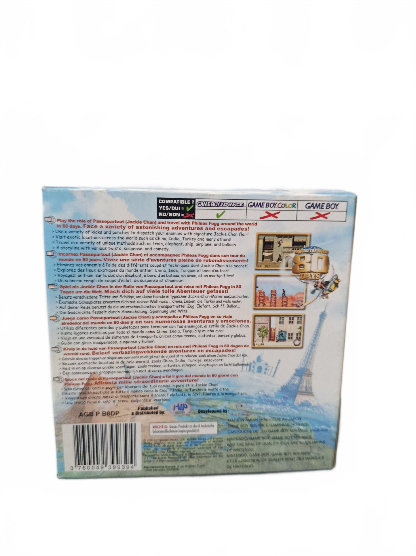 Around The World In 80 Days Game Boy Advance (GBA) Complet
