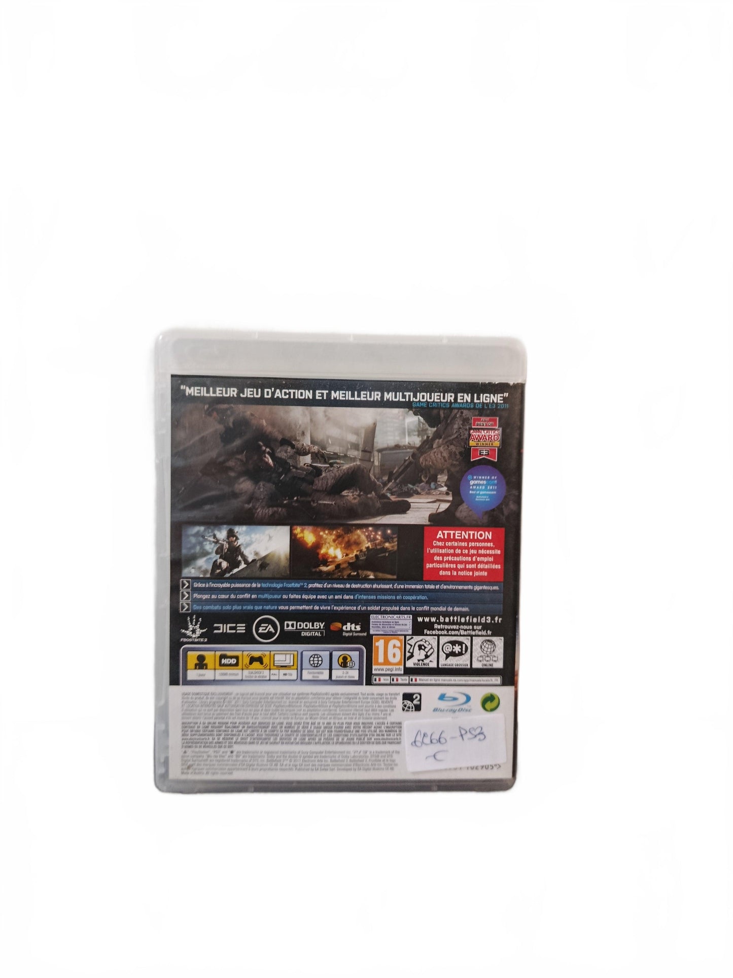 Battlefield 3 PS3 PlayStation 3 Complet en Français