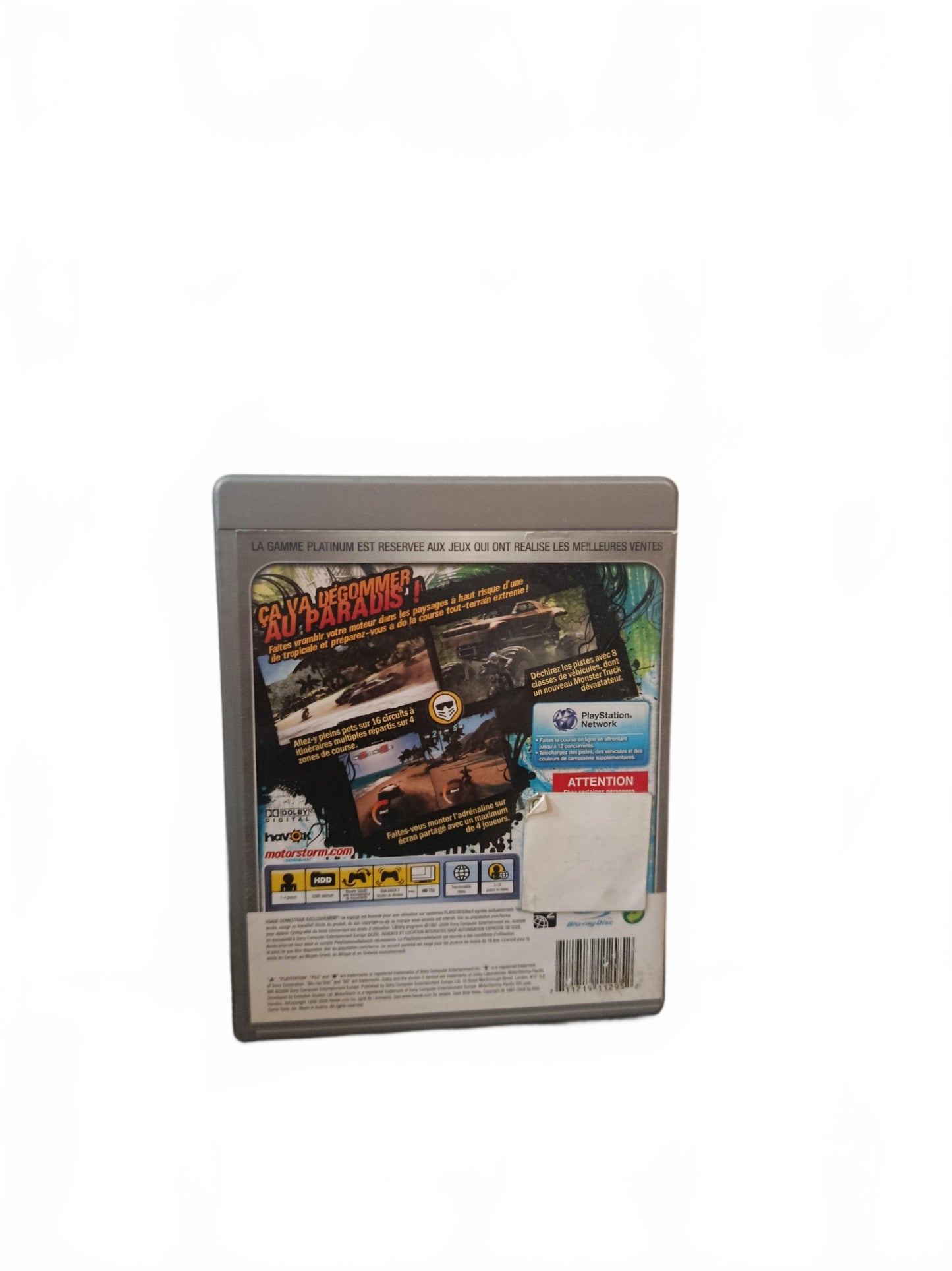 MotorStorm Pacific Rift Platinum PS3 PlayStation 3 Complet en Français