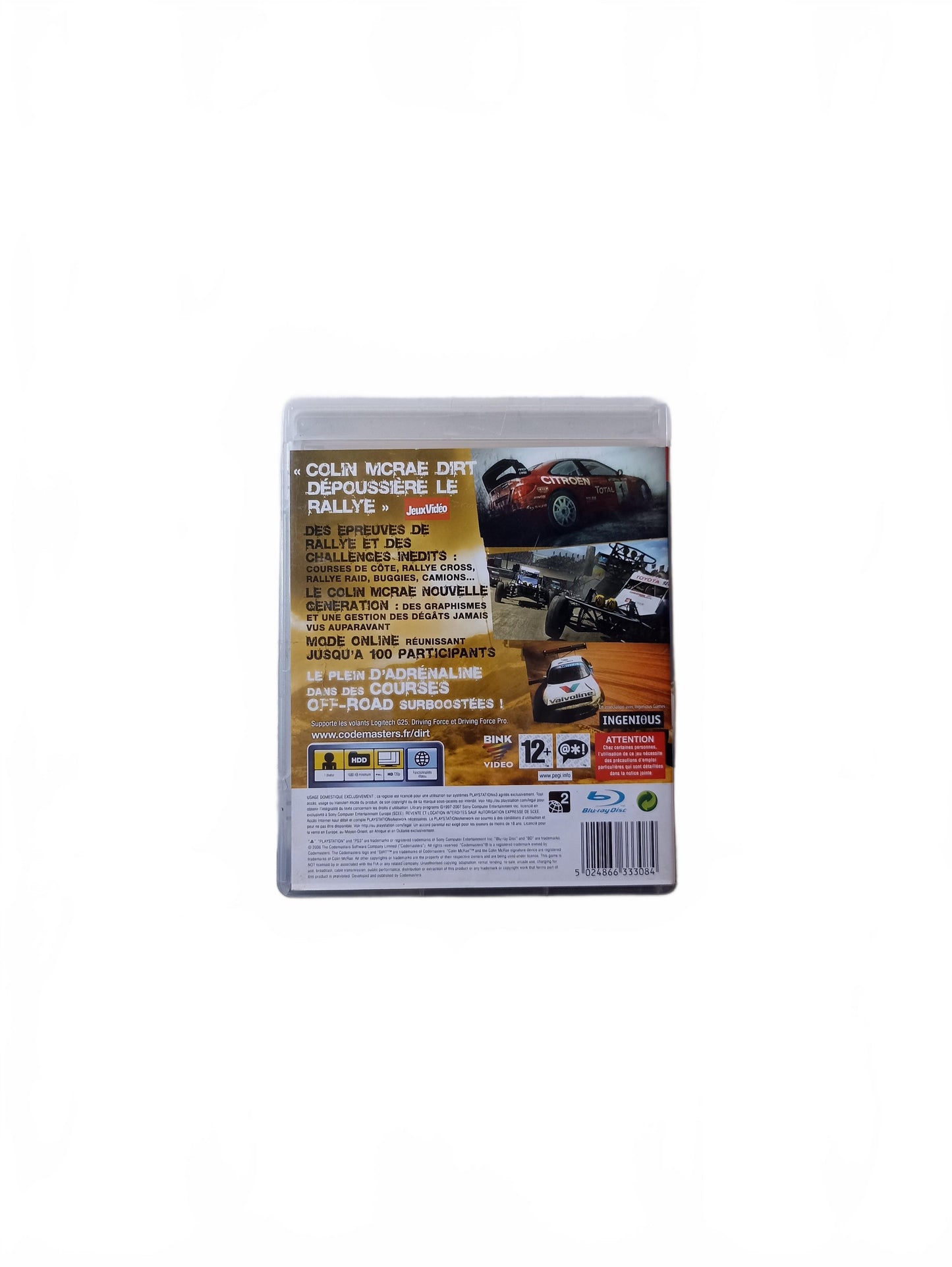 Colin McRae: DiRT PS3 PlayStation 3 Complet en Français