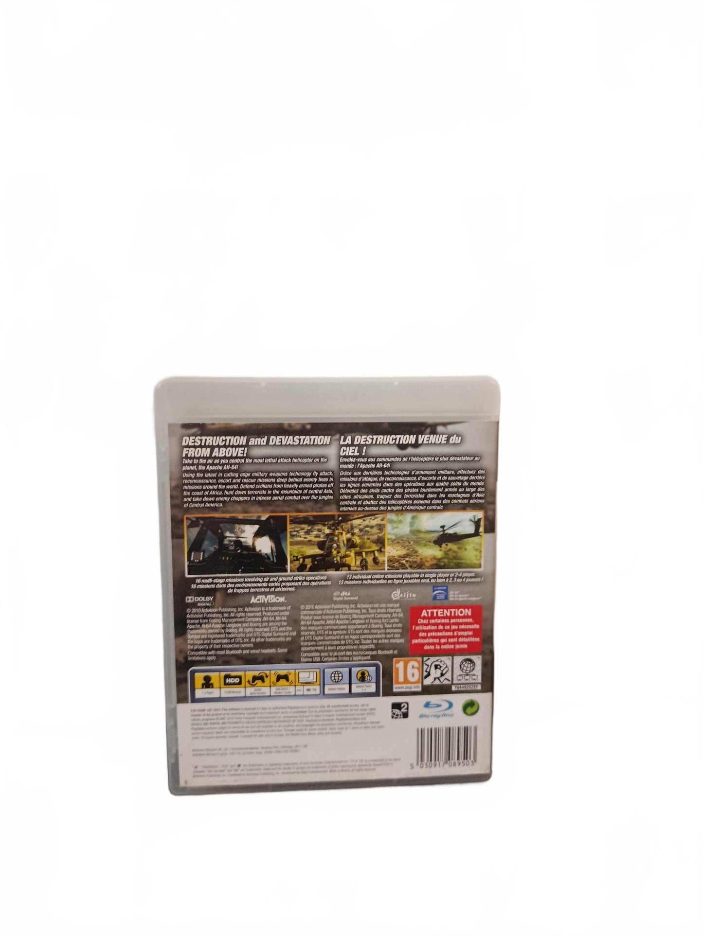 Apache: Air Assault PS3 PlayStation 3 Complet en Français