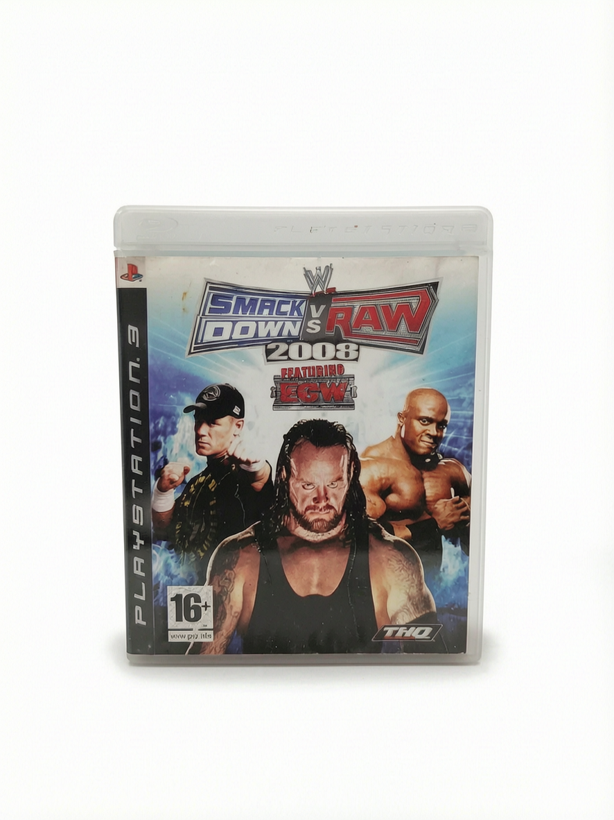 WWE SmackDown vs. Raw 2008 PS3 PlayStation 3 Sans Notice en Français