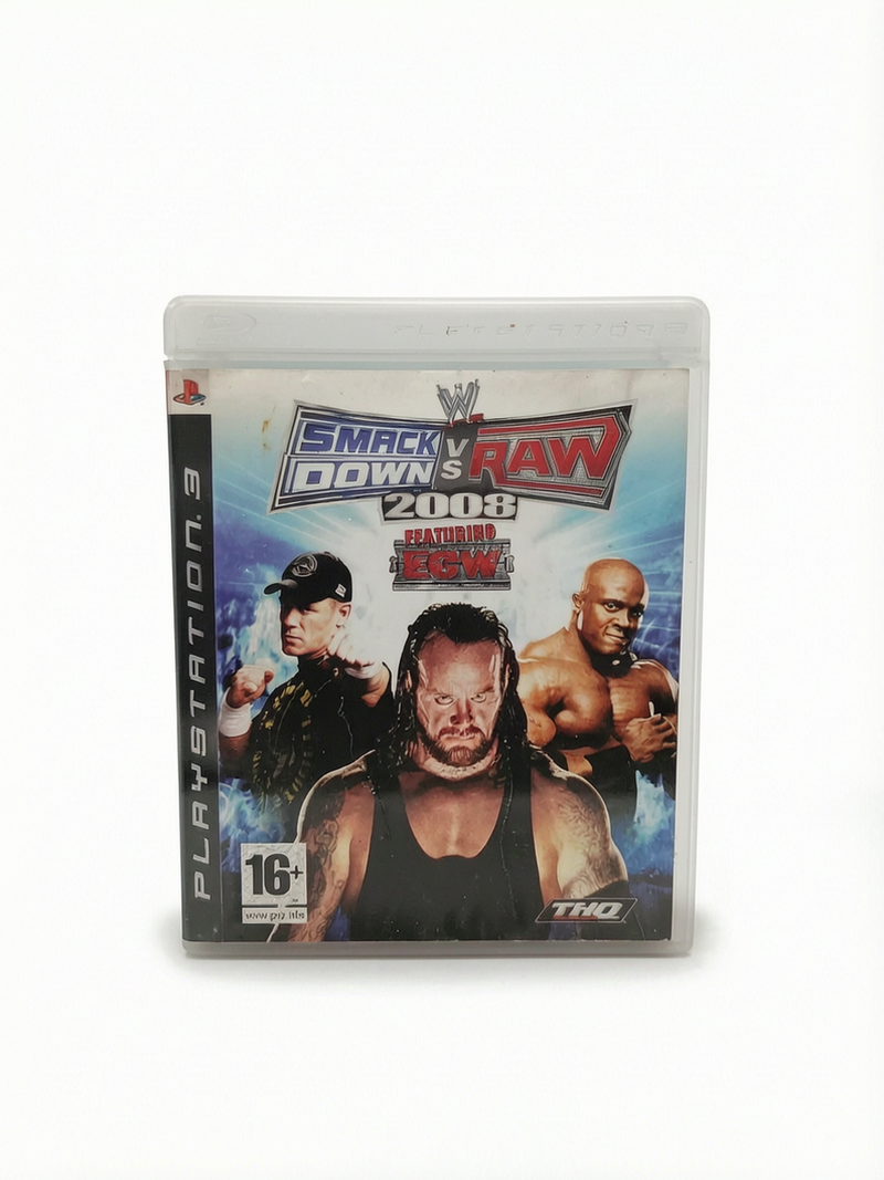 WWE SmackDown vs. Raw 2008 PS3 PlayStation 3 Sans Notice en Français