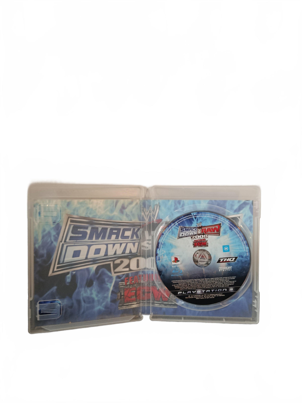 WWE SmackDown vs. Raw 2008 PS3 PlayStation 3 Sans Notice en Français