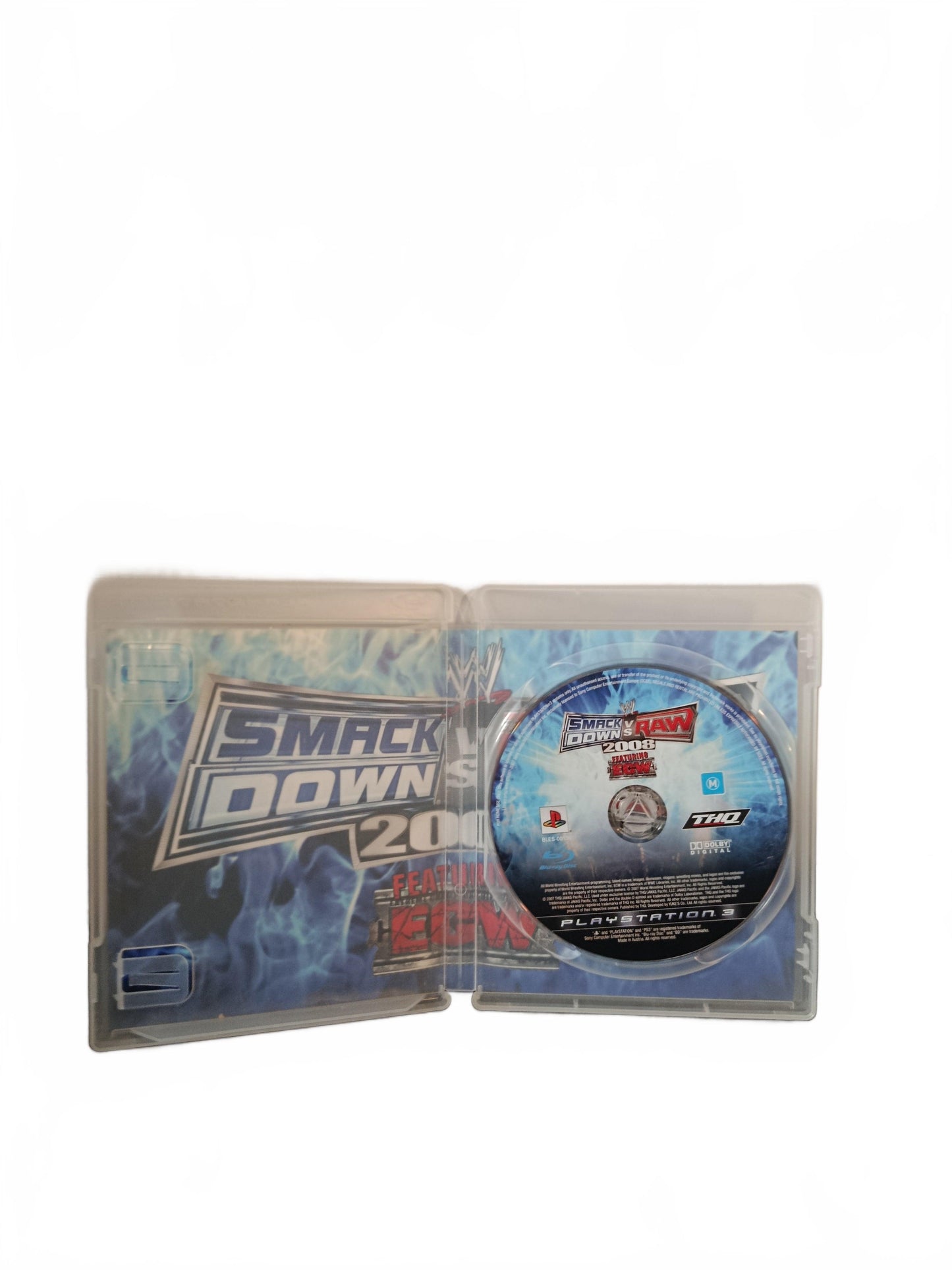 WWE SmackDown vs. Raw 2008 PS3 PlayStation 3 Sans Notice en Français