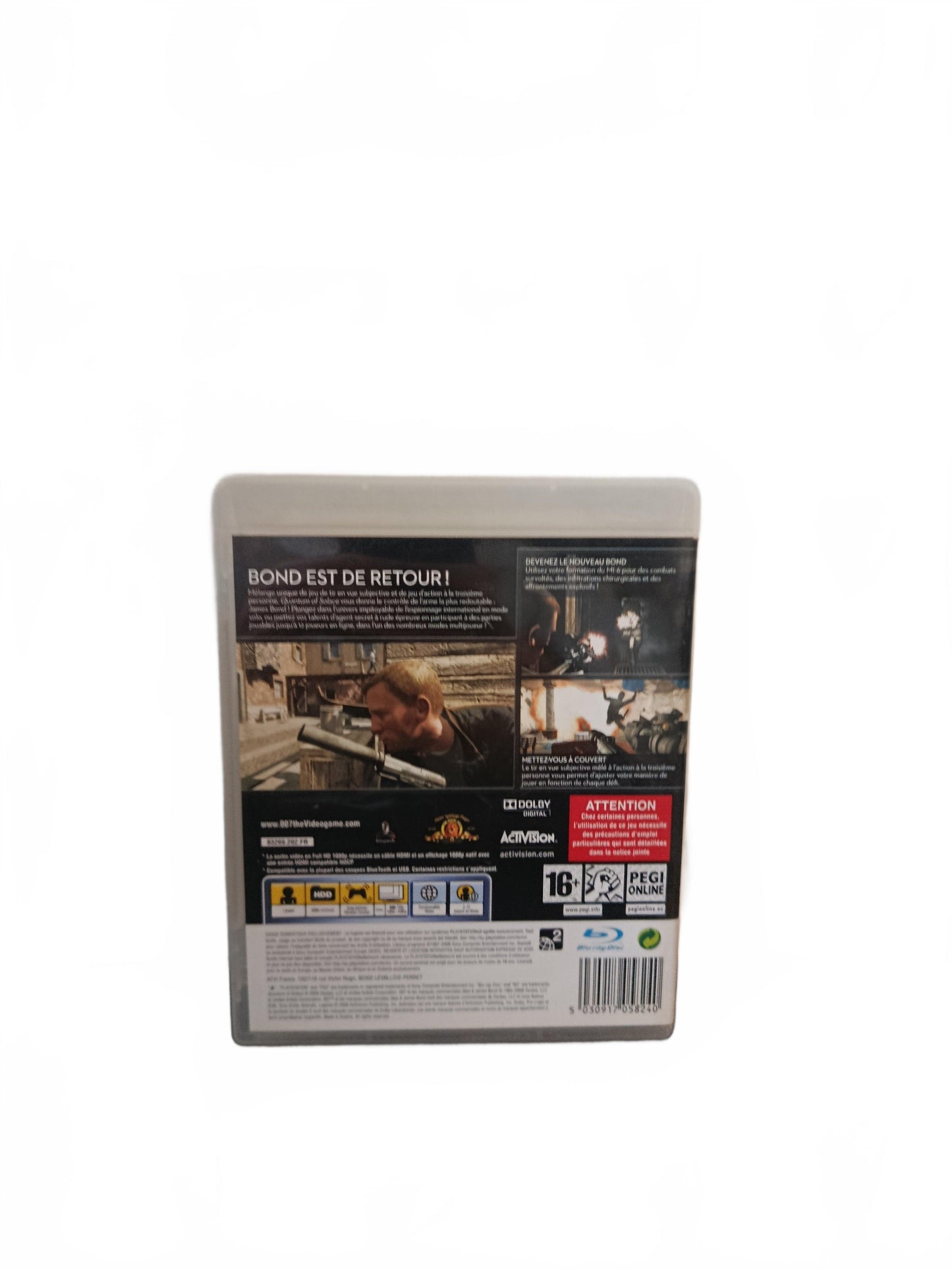 007: Quantum of Solace PS3 PlayStation 3 Complet en Français