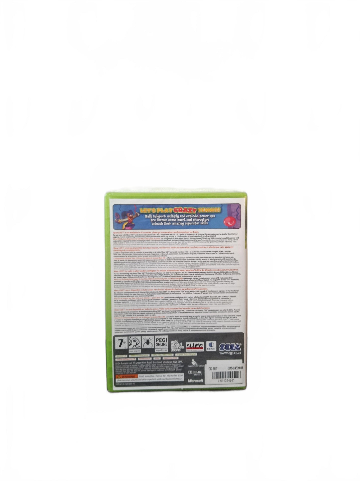Sega Superstars Tennis Xbox 360 Microsoft Xbox 360 Neuf en Français