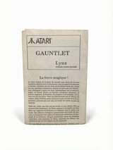 Notice Gauntlet Atari Lynx  Verison FRA