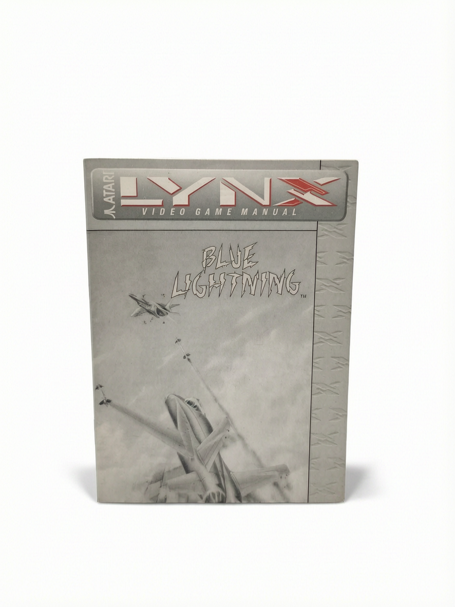 Notice Blue Lightning Atari Lynx Version FRA