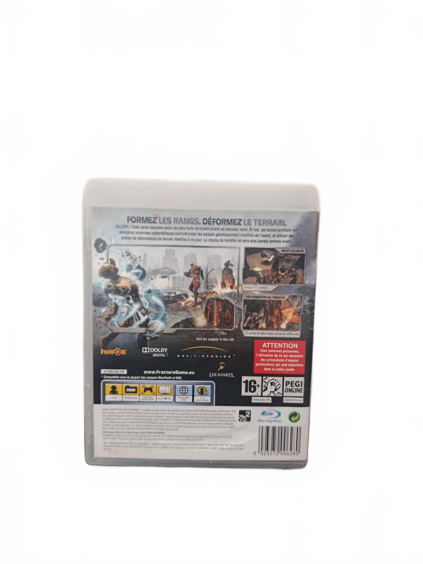 Fracture PS3 PlayStation 3 Complet en Français
