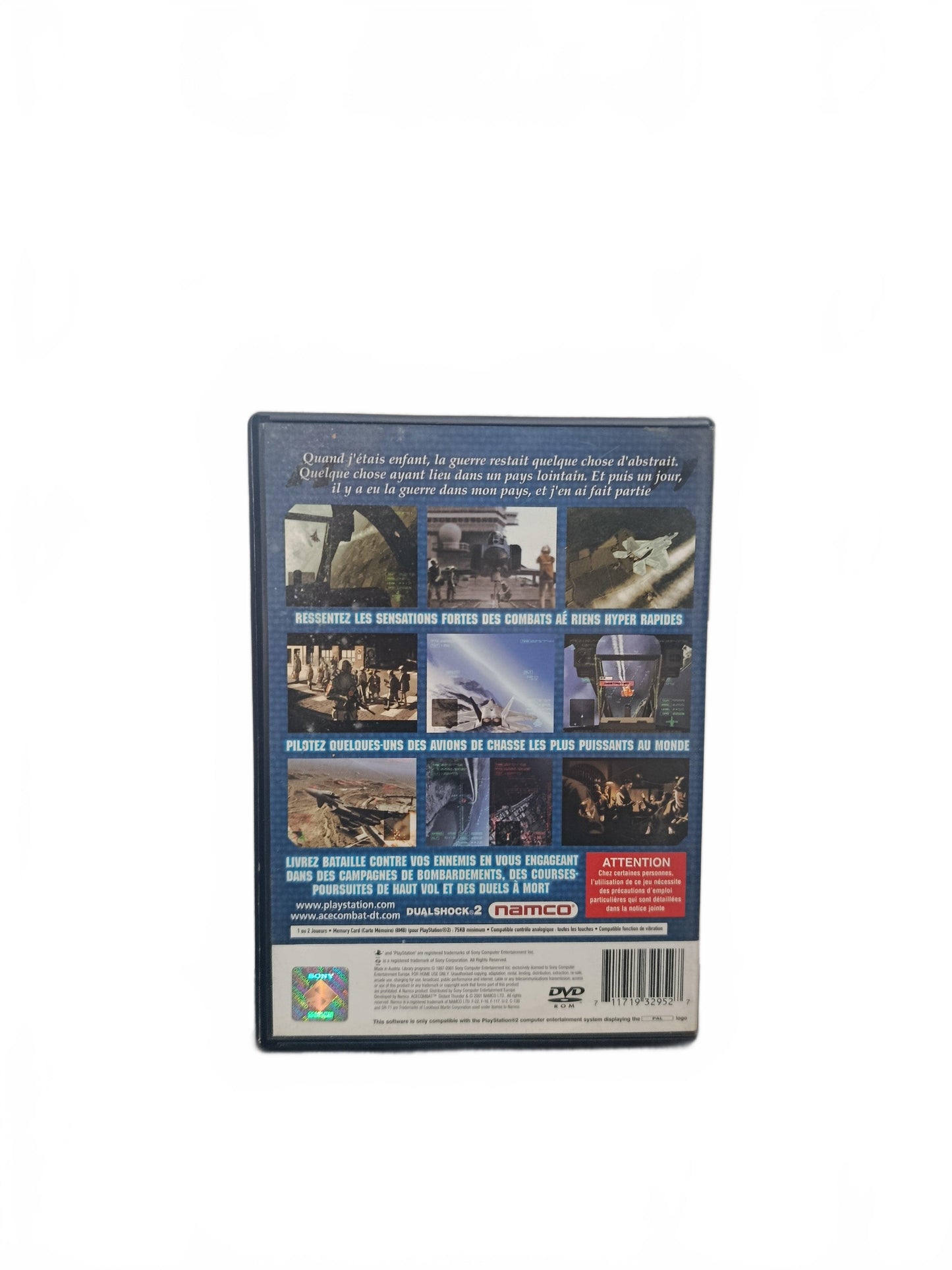 Ace Combat: Distant Thunder PS2 PlayStation 2 sans notice en Français