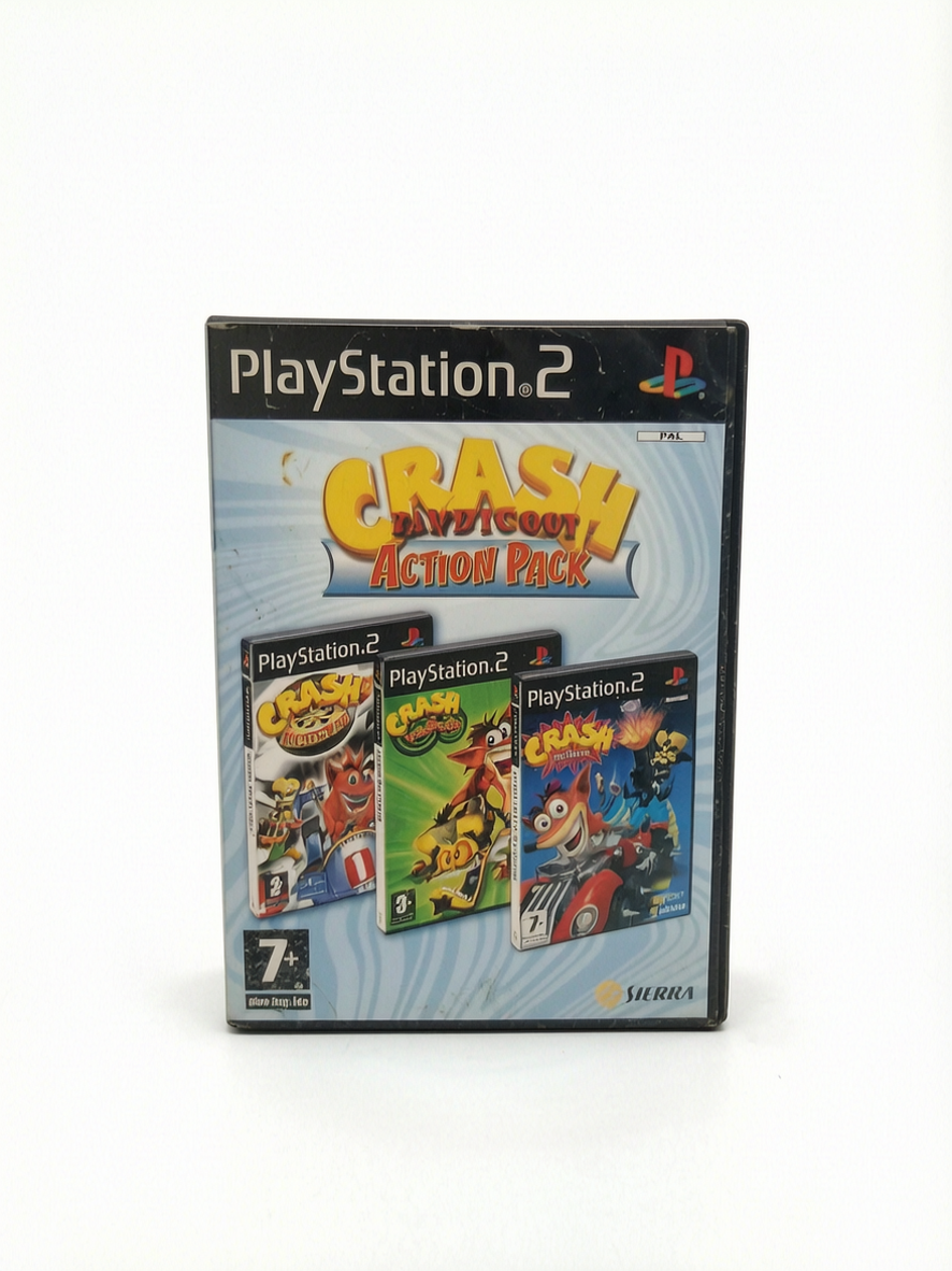 Crash Bandicoot Action Pack PS2 PlayStation 2 Complet