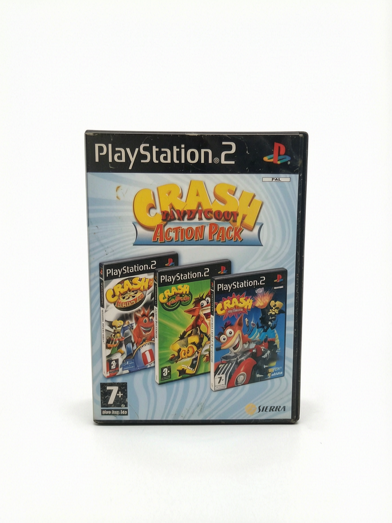 Crash Bandicoot Action Pack PS2 PlayStation 2 Complet