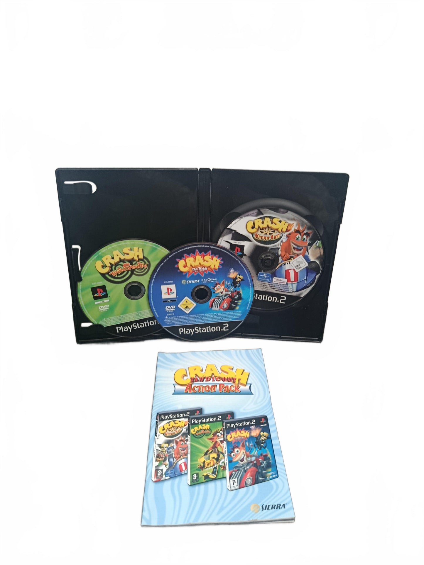 Crash Bandicoot Action Pack PS2 PlayStation 2 Complet