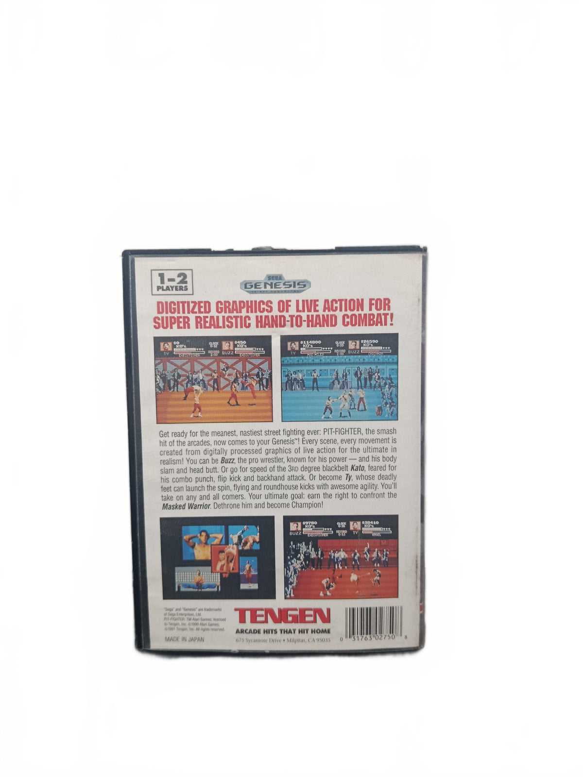 Pit FIghter Megadrive Seconde Vie