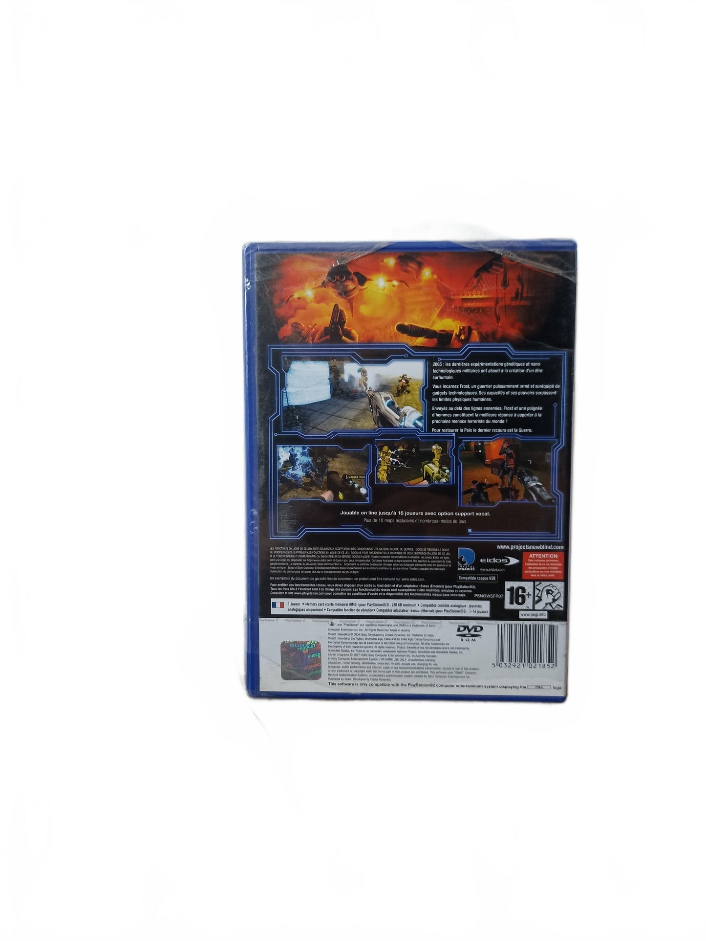 Project Snowblind PS2 blister