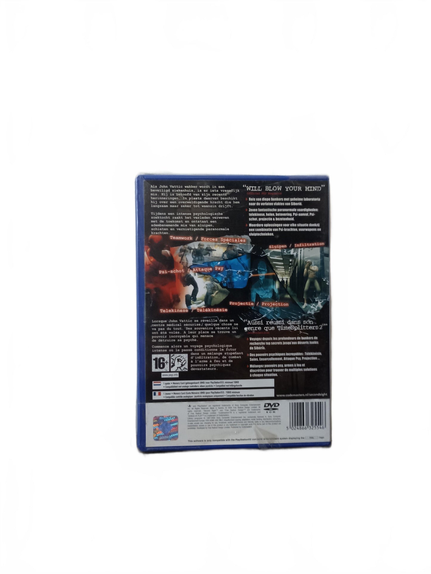 Second Sight PS2 blister