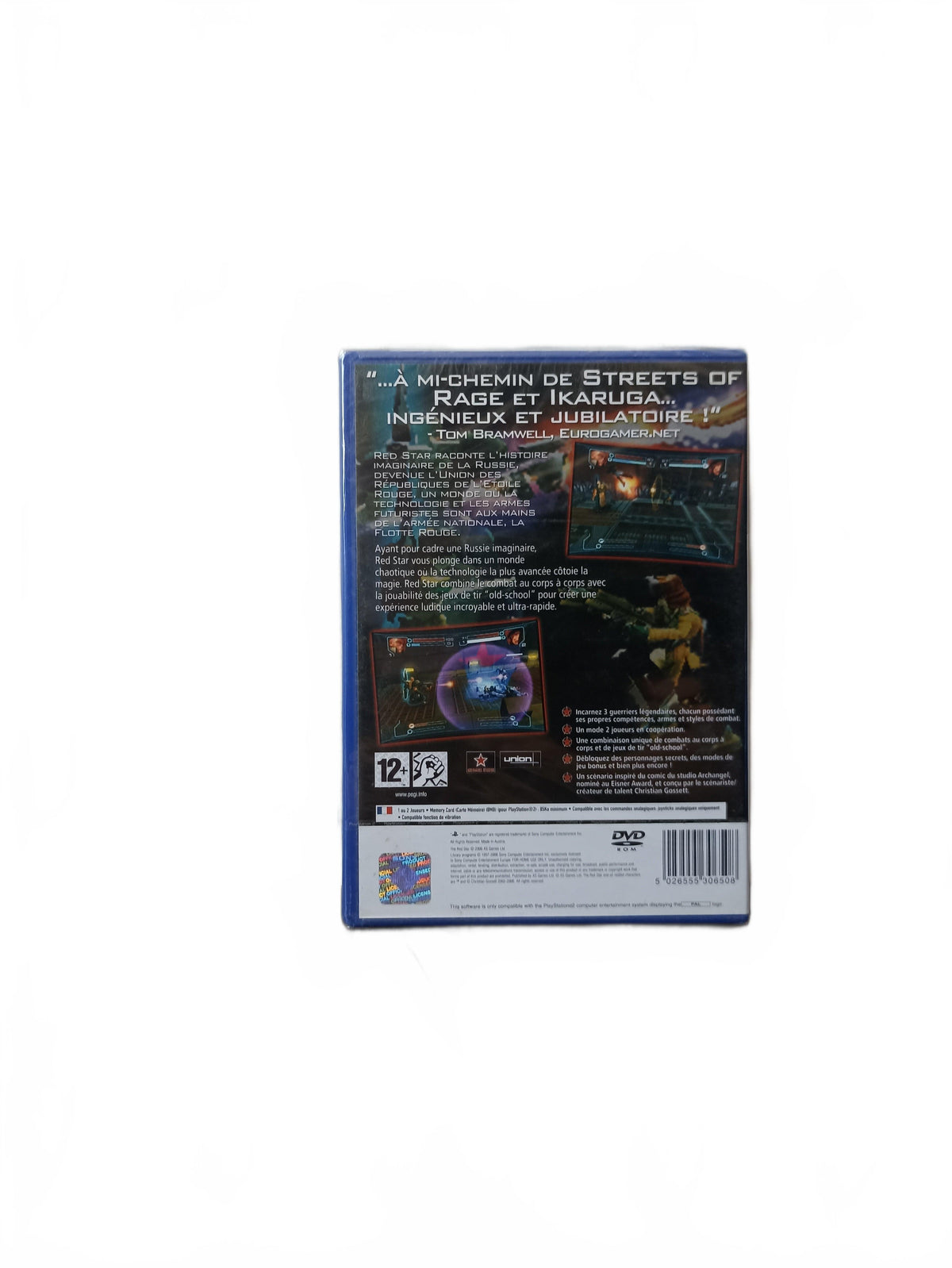 The Red Star PS2 blister