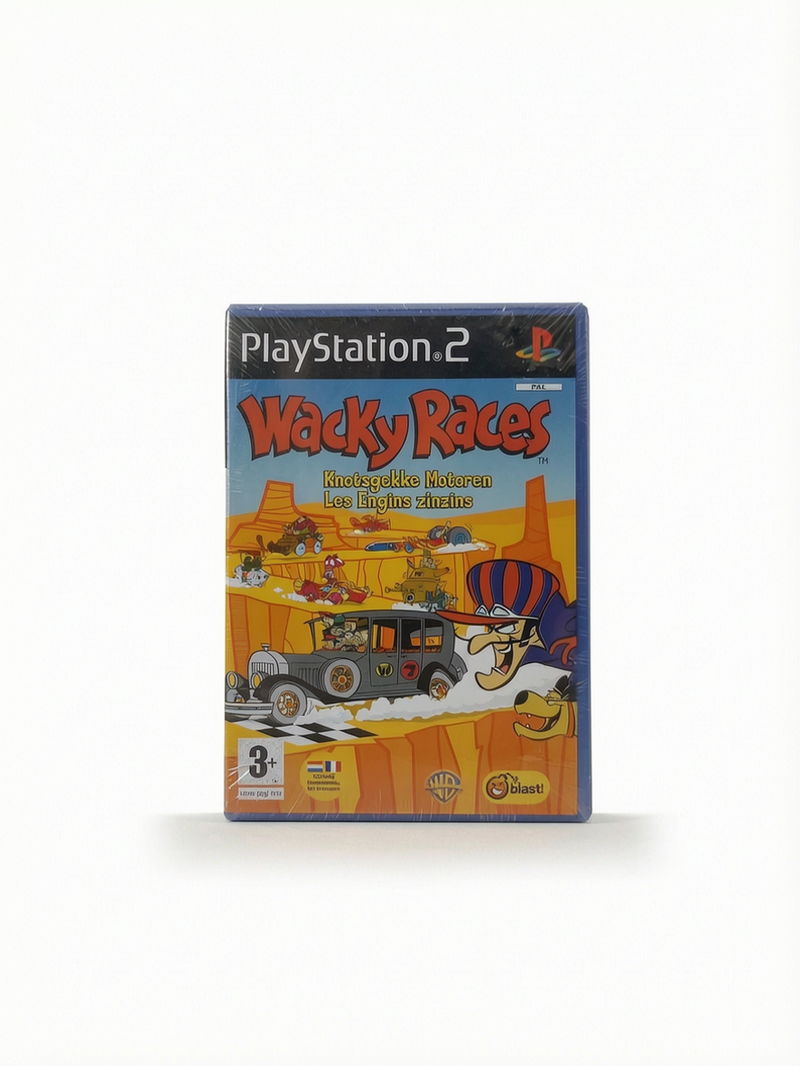 Wacky Races Mad Motors Playstation 2. PS2 reblister