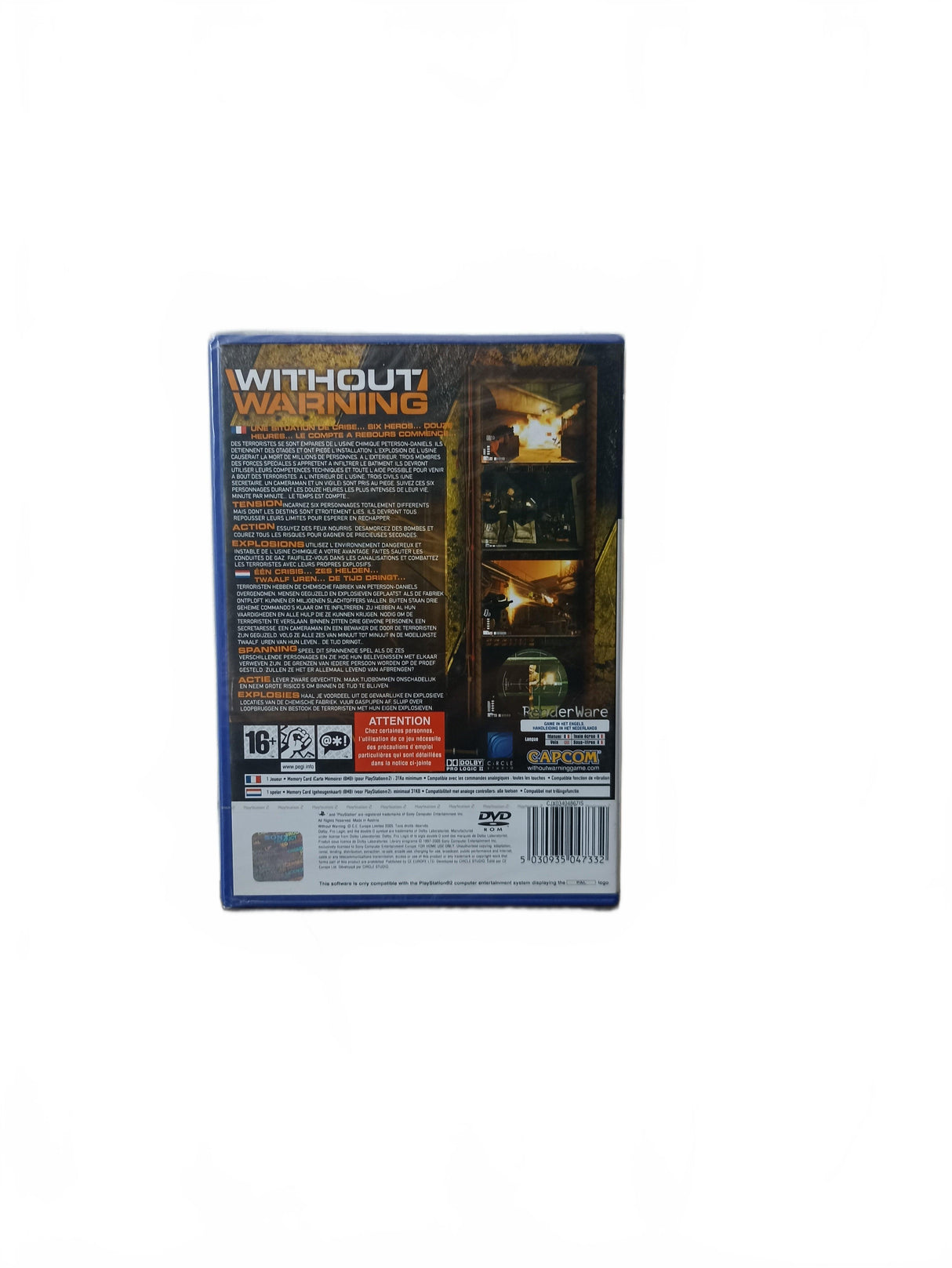 Without Warning PS2 blister