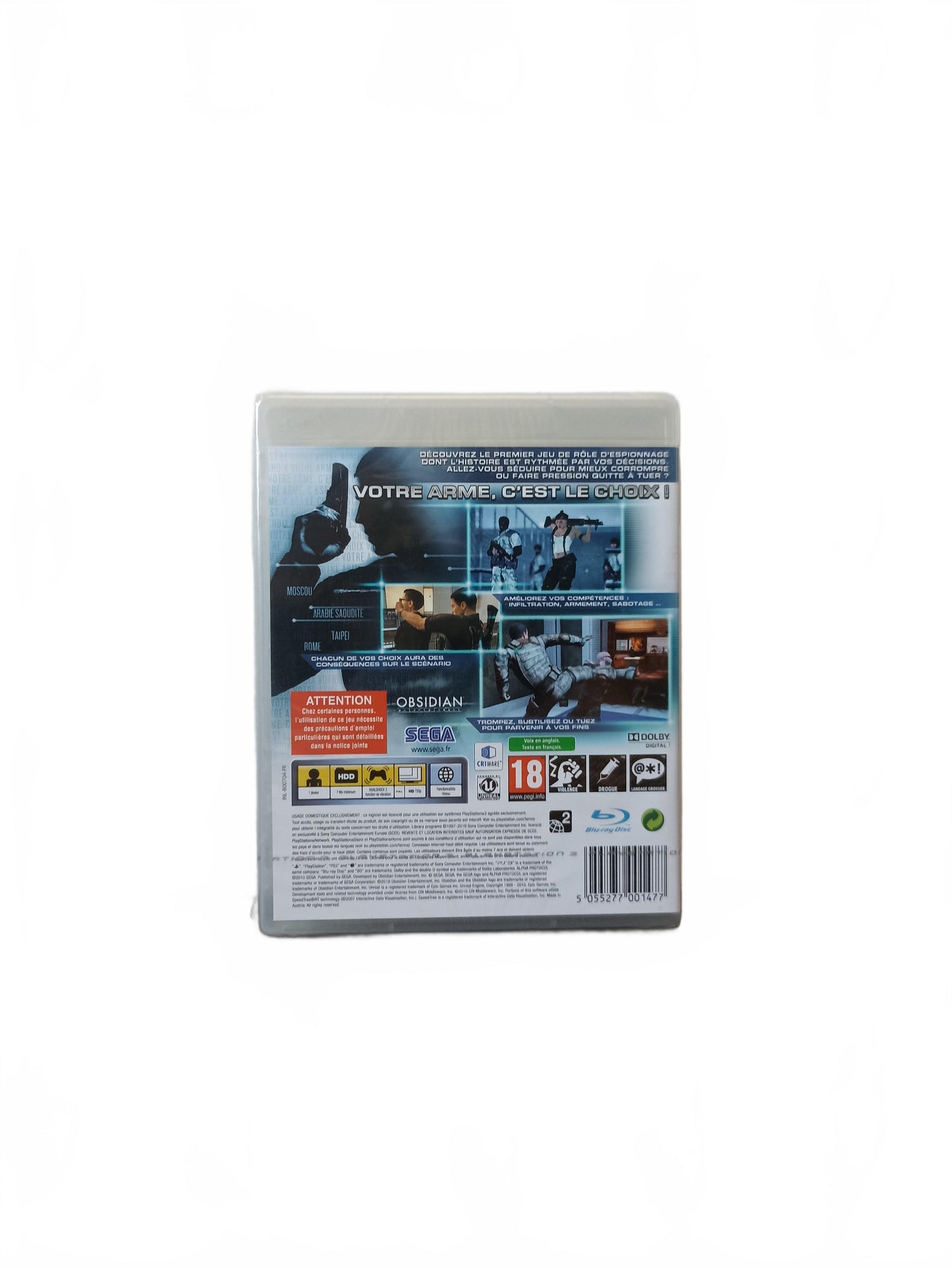 Alpha Protocol Blister PS3