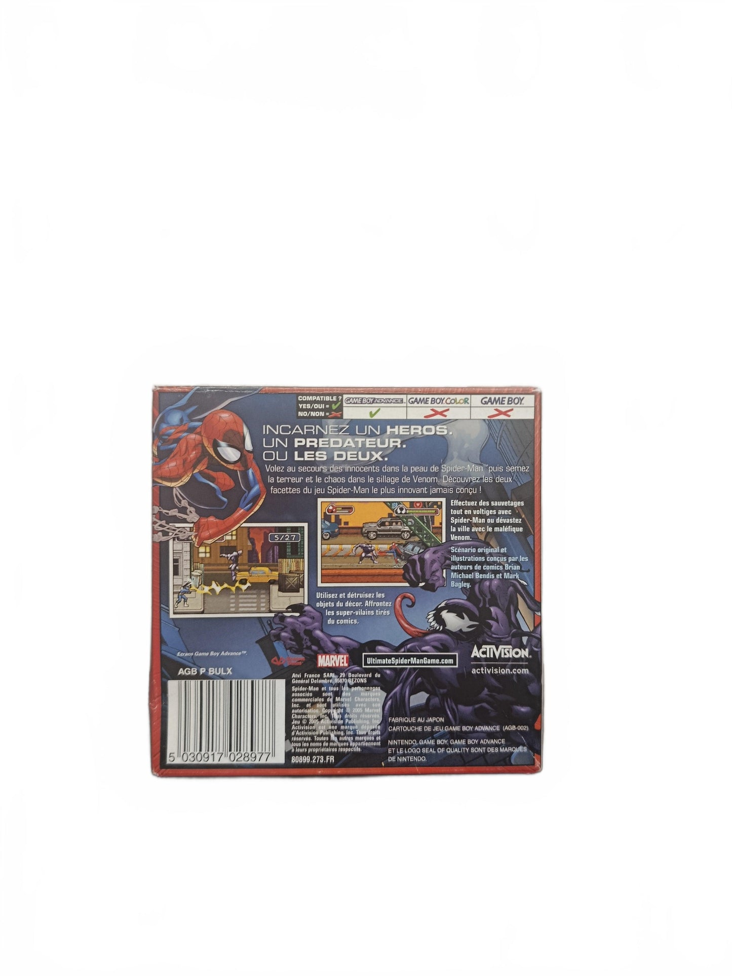 Ultimate Spider-Man GBA Game Boy Advance