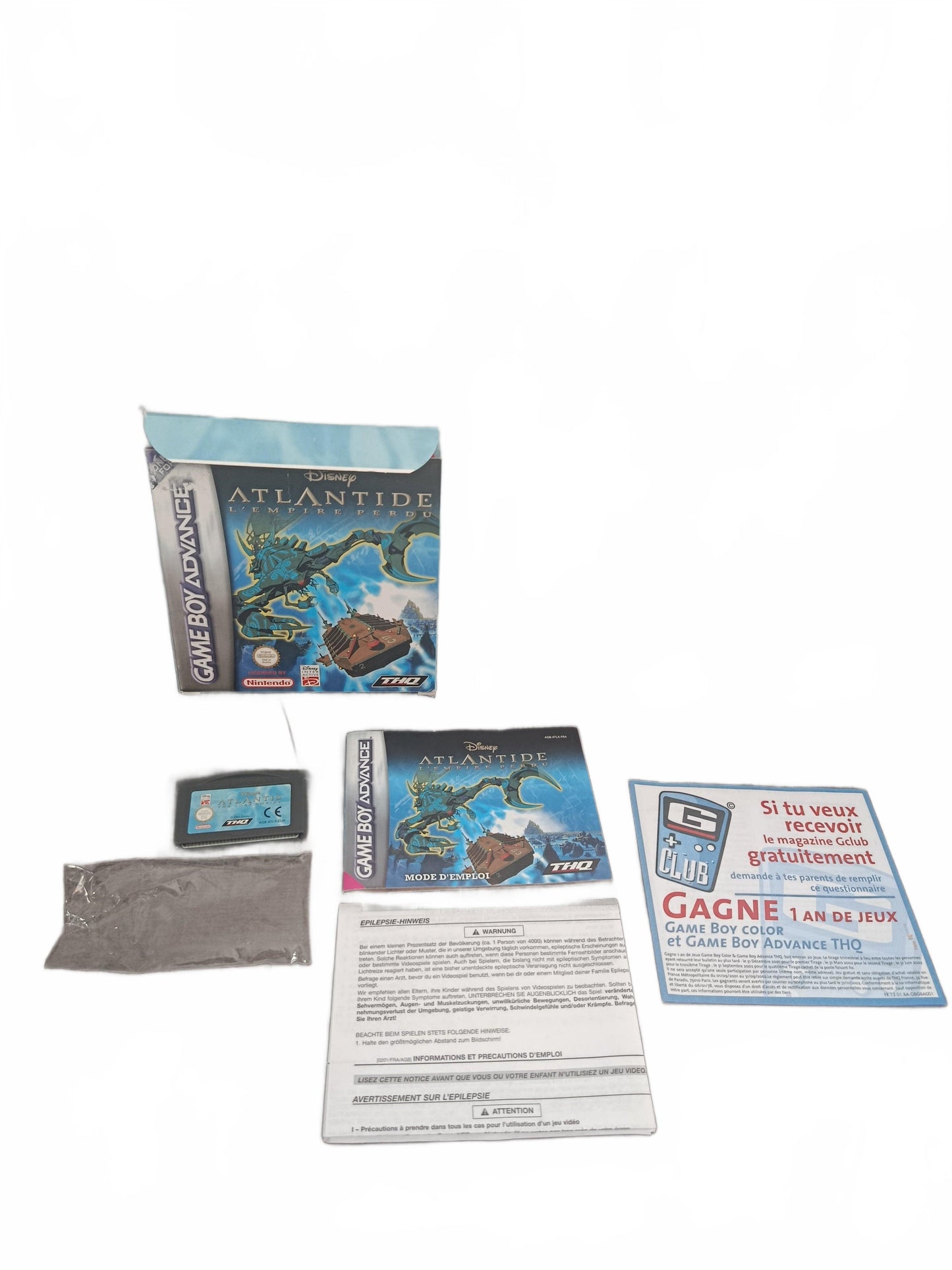 Disney Atlantide : L’Empire perdu GBA Game Boy Advance