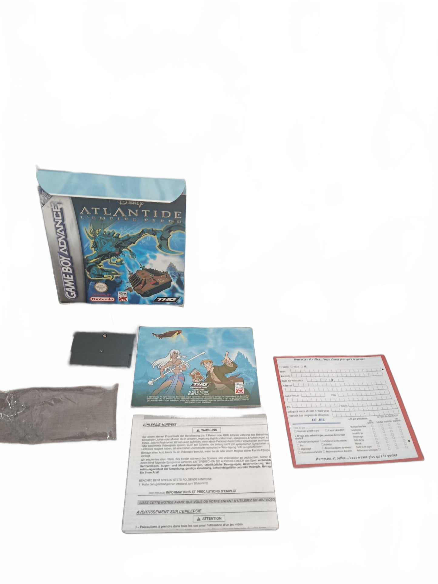 Disney Atlantide : L’Empire perdu GBA Game Boy Advance