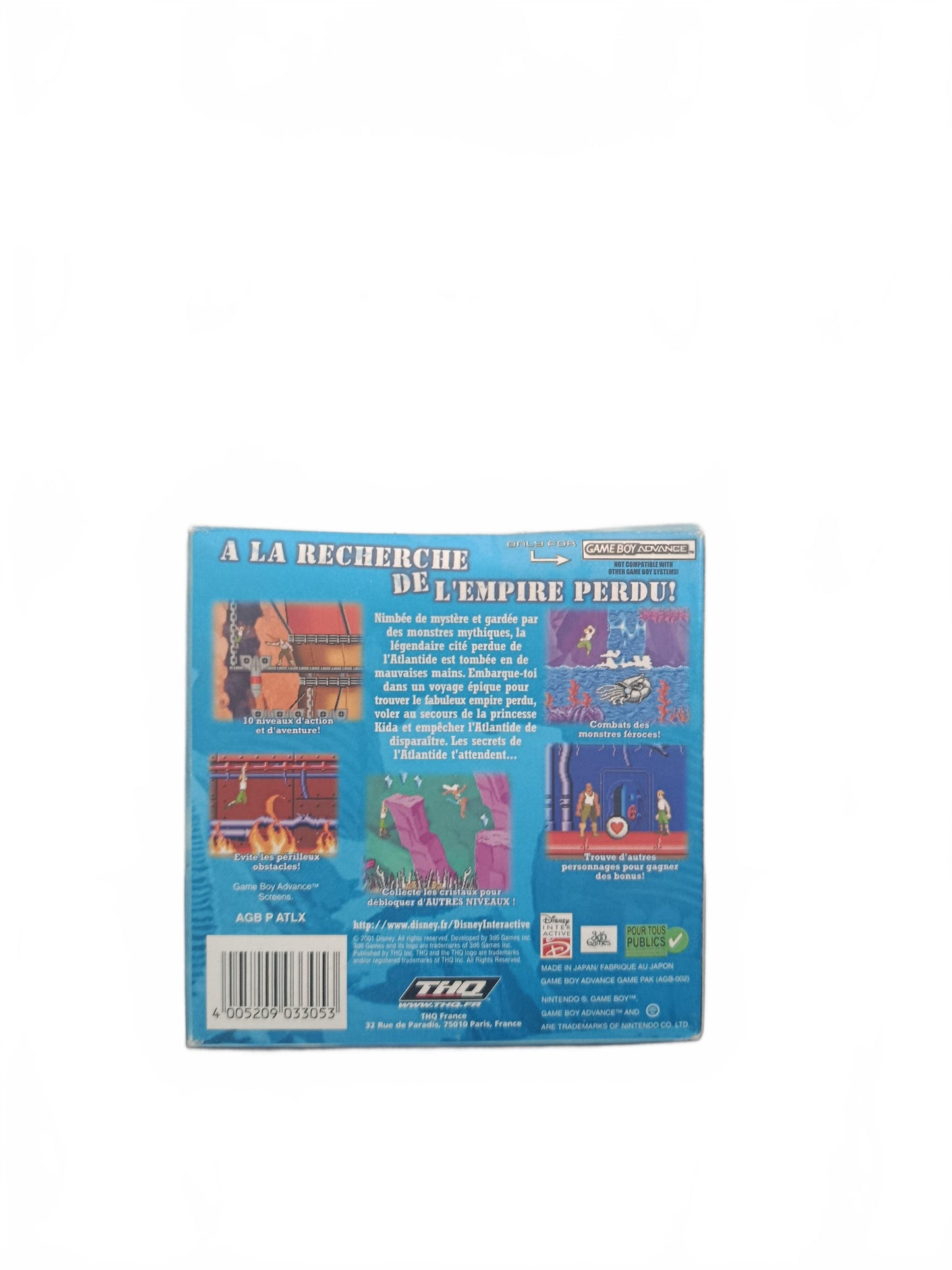 Disney Atlantide : L’Empire perdu GBA Game Boy Advance