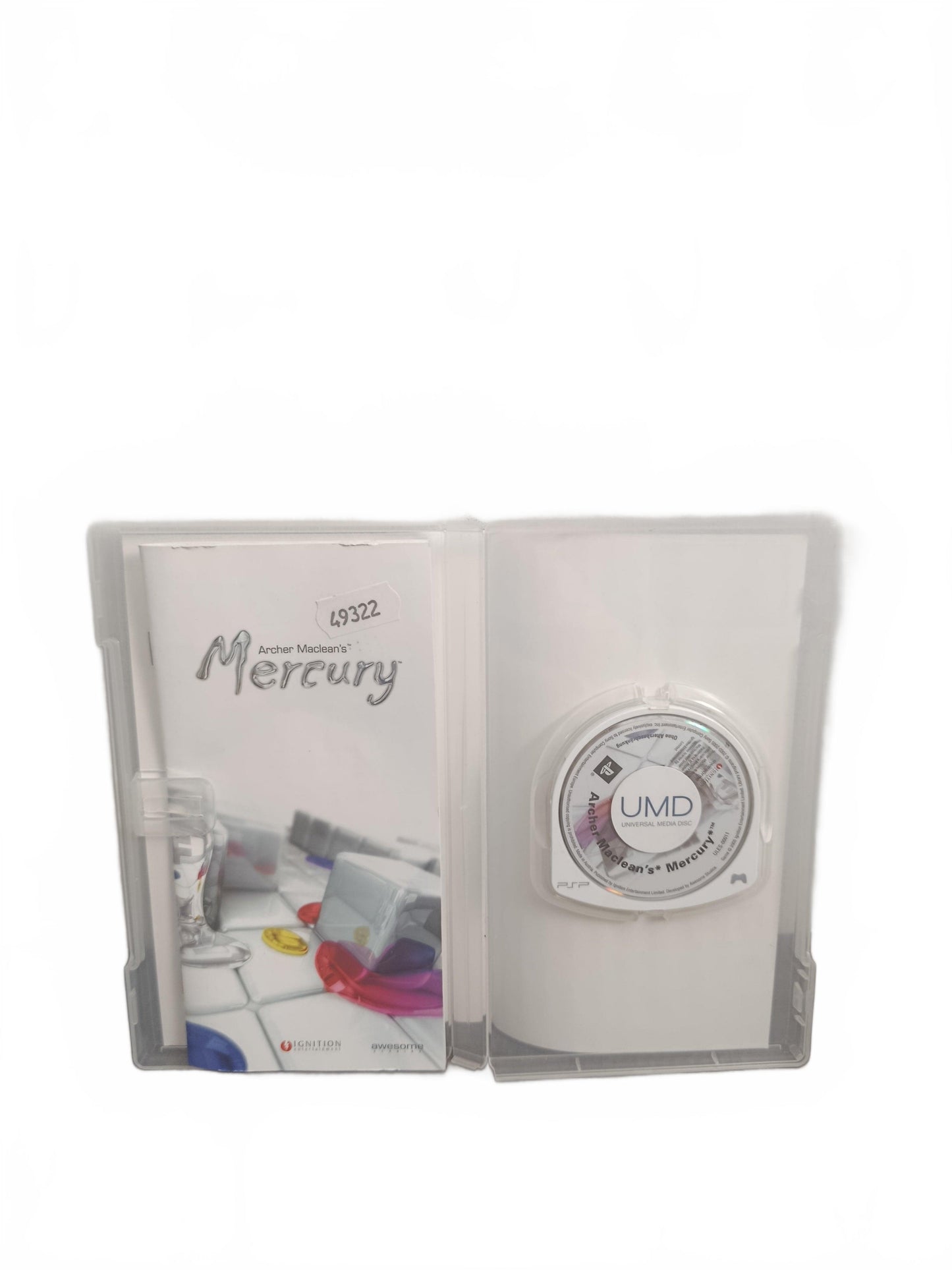 Archer Maclean’s Mercury PSP Playstation Portable Complet FRA