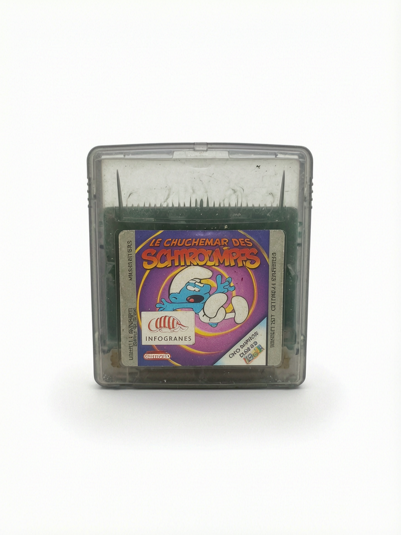 Le Cauchemar des Schtroumpfs GBC Game Boy Color Cartouche seule Version FAH en français