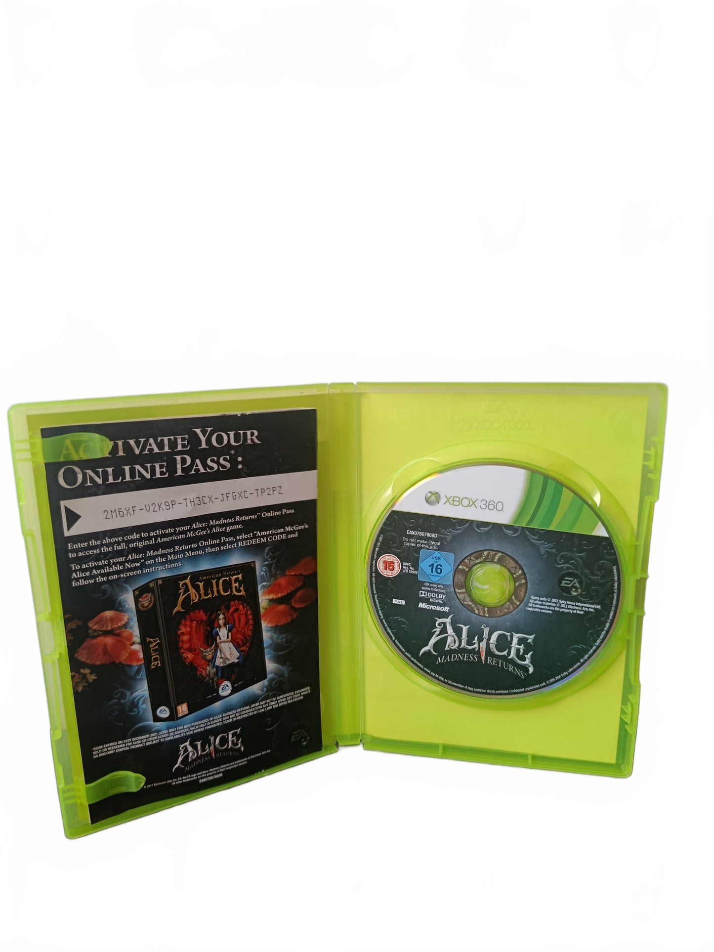 Alice: Madness Returns Xbox 360 Version UK