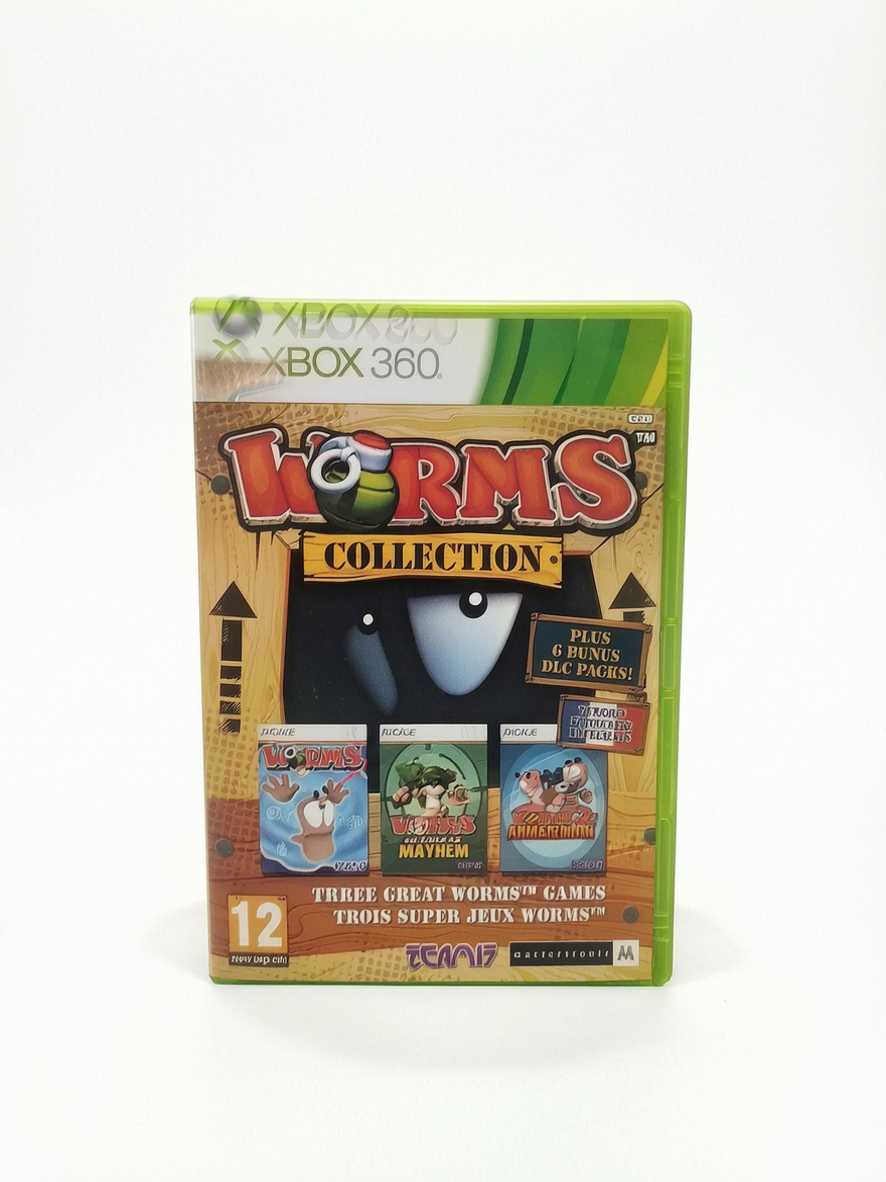 Worms Collection : Worms, Worms Ultimate Mayhem et Worms 2 Armageddon Xbox 360 Complet Version FRA