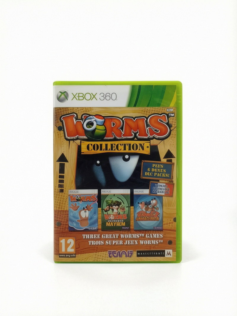 Worms Collection : Worms, Worms Ultimate Mayhem et Worms 2 Armageddon Xbox 360 Complet Version FRA
