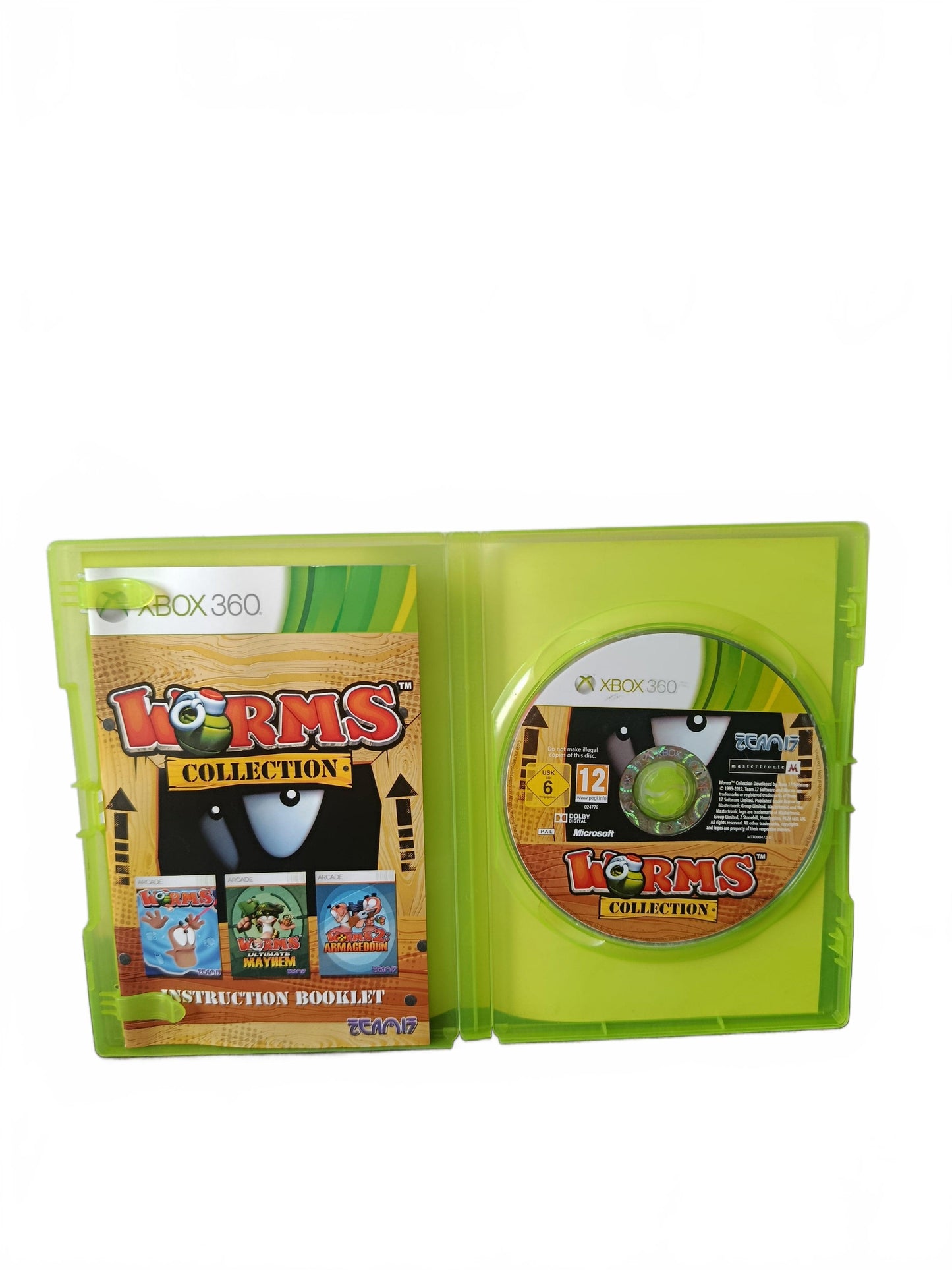 Worms Collection : Worms, Worms Ultimate Mayhem et Worms 2 Armageddon Xbox 360 Complet Version FRA