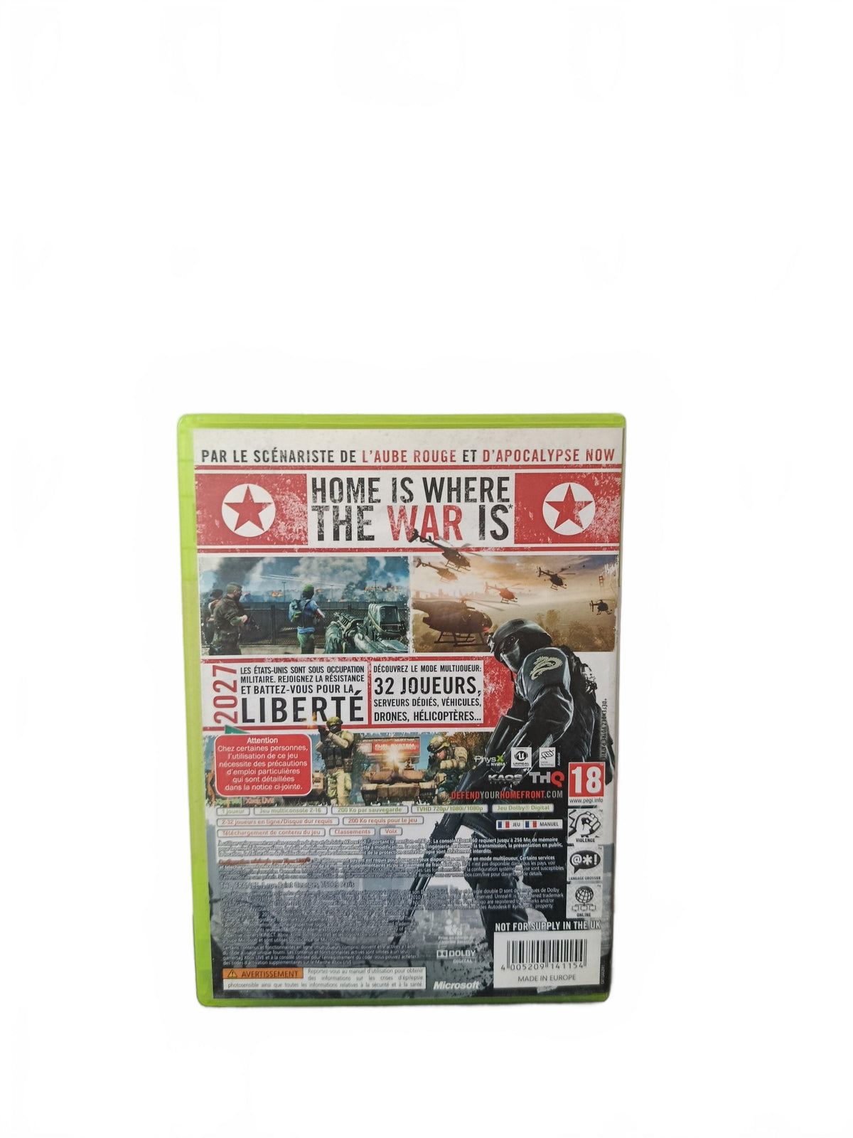 Homefront Xbox 360 Complet Version FRA