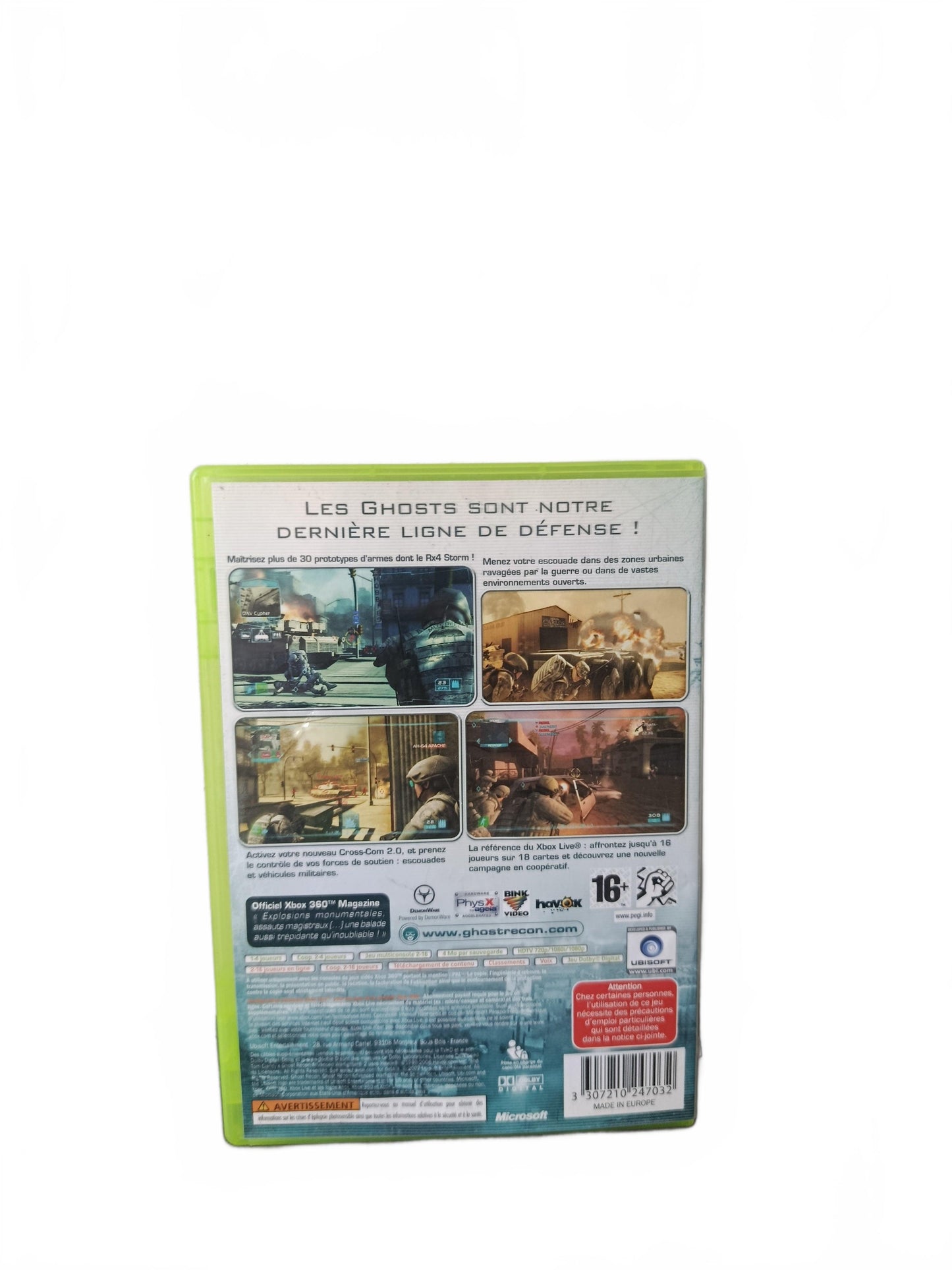 Tom Clancy’s Ghost Recon Advanced Warfighter 2 Xbox 360 Complet Version FRA