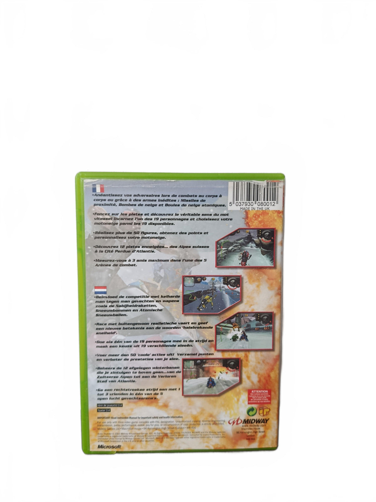 Arctic Thunder Xbox Complet Version FRA
