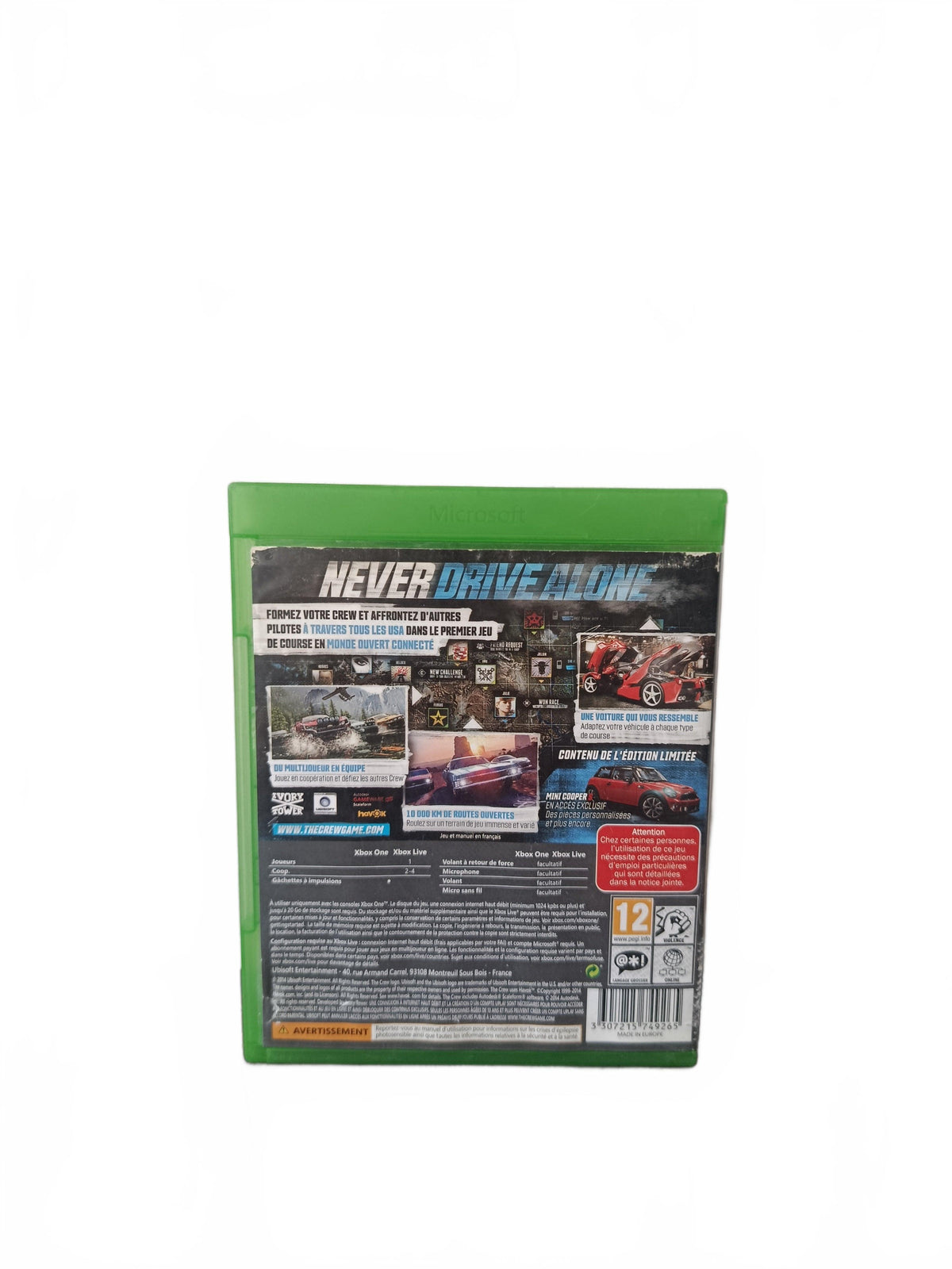 The Crew Édition Limitée Xbox One Complet Version FRA