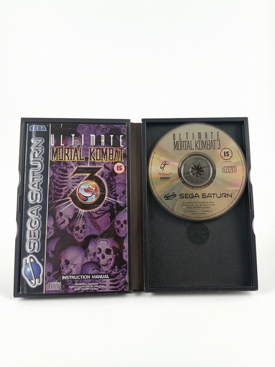 Ultimate Mortal Kombat 3 Sega Saturn Complet Version EUR