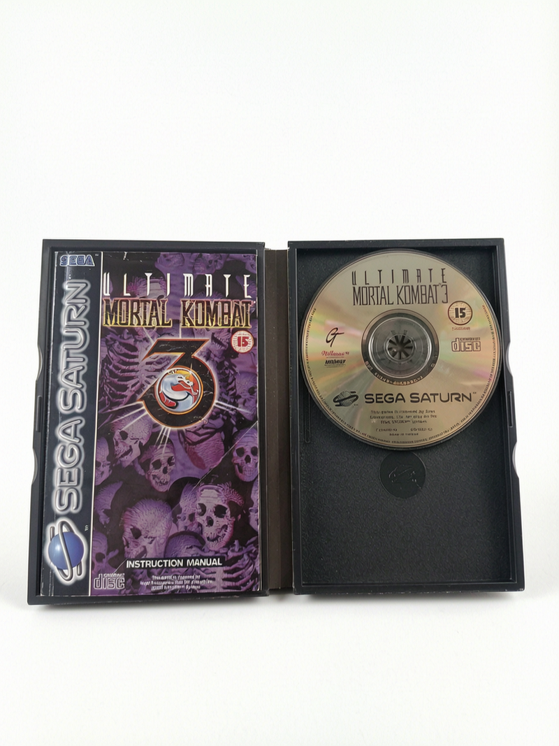 Ultimate Mortal Kombat 3 Sega Saturn Complet Version EUR