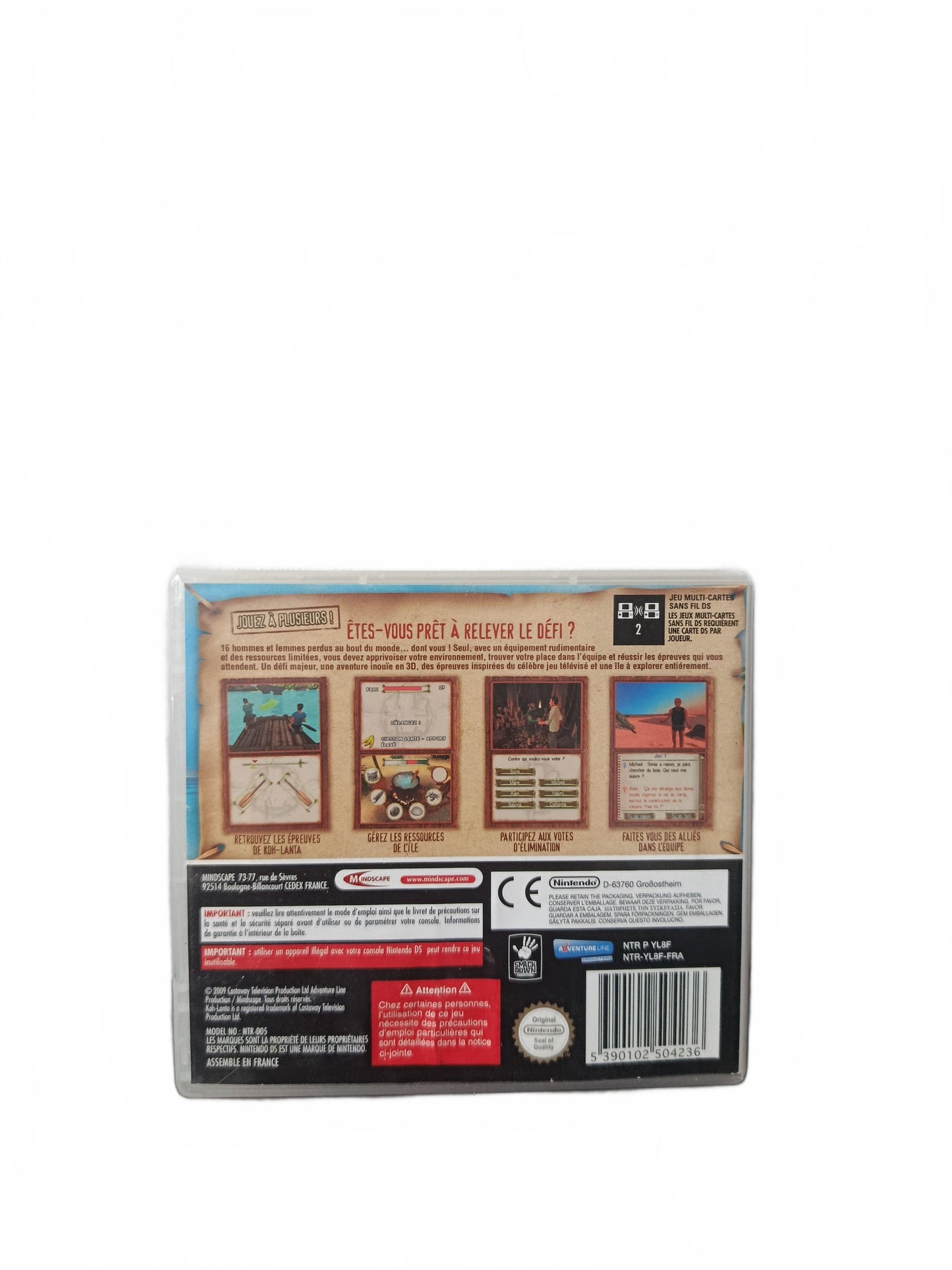 Koh-Lanta : 40 jours, 16 aventuriers… un seul survivant Nintendo DS Complet Version FRA