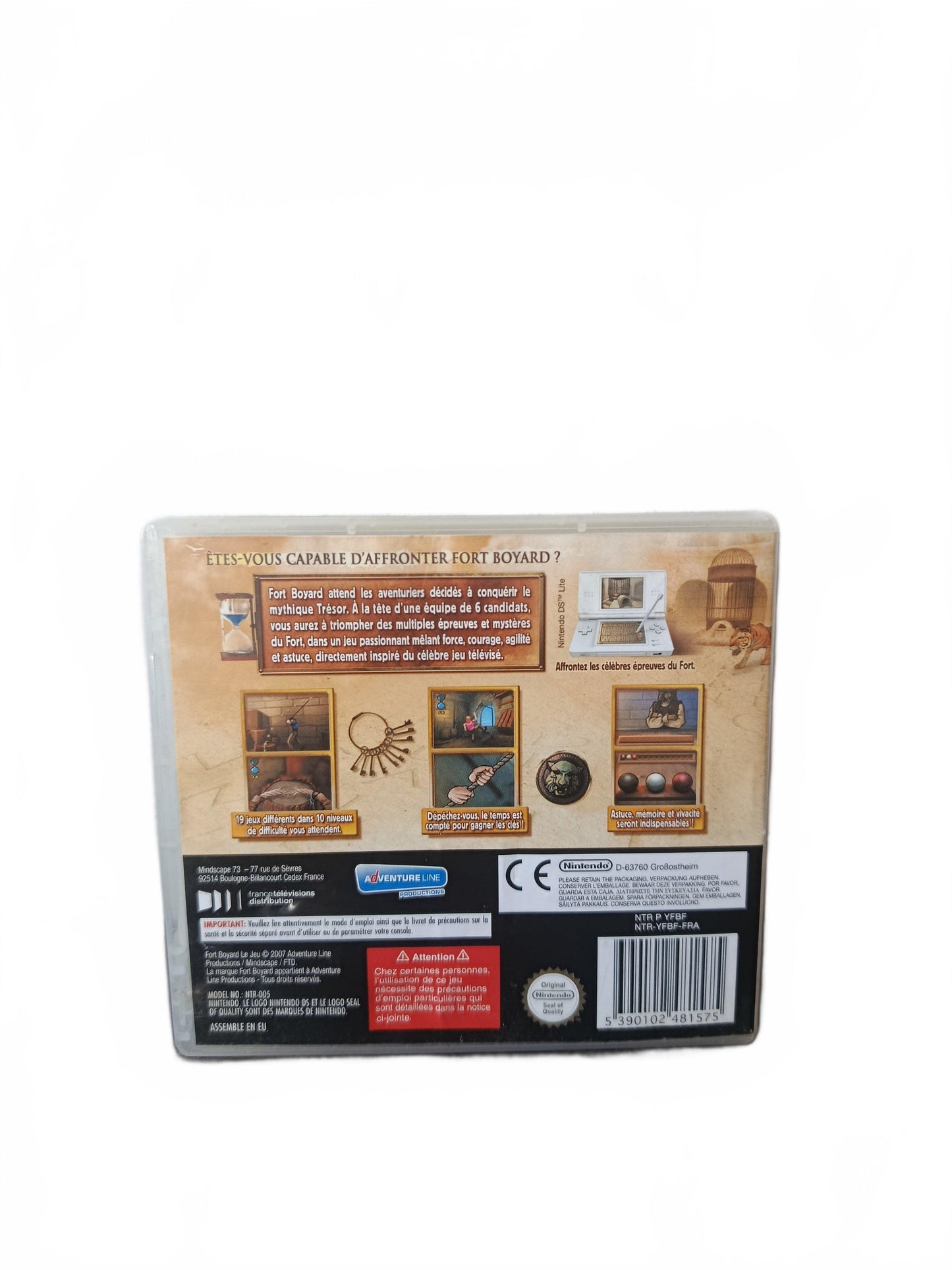 Fort Boyard : Le Jeu Nintendo DS Complet Version FRA
