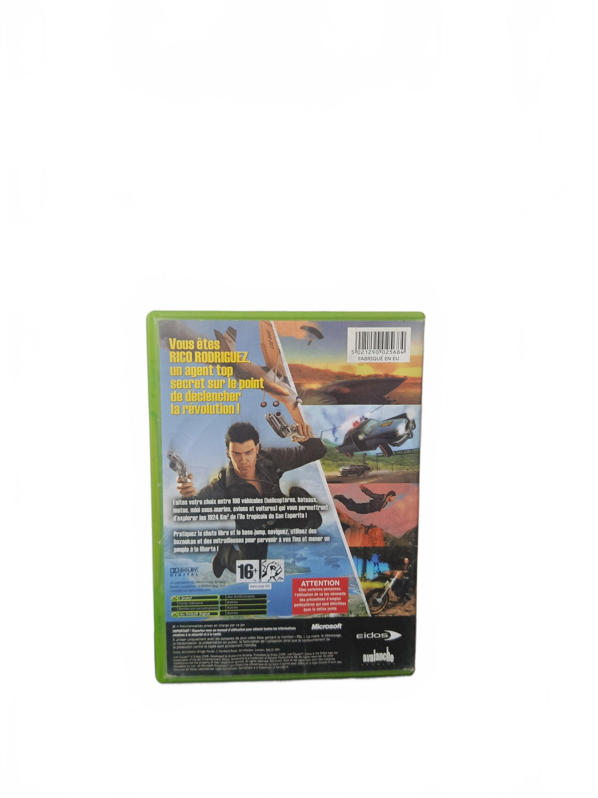 Just Cause Xbox Version FRA